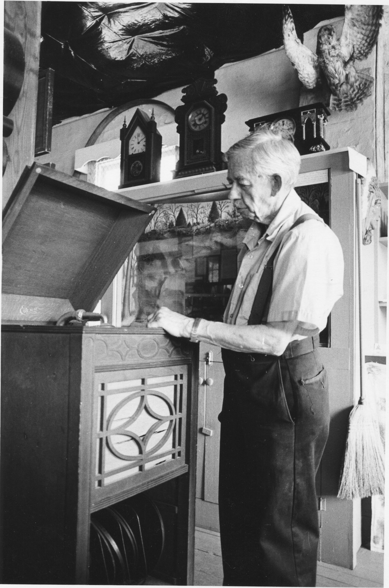Phil Flamm, Cobden Museum, Cobden IL c. 1985