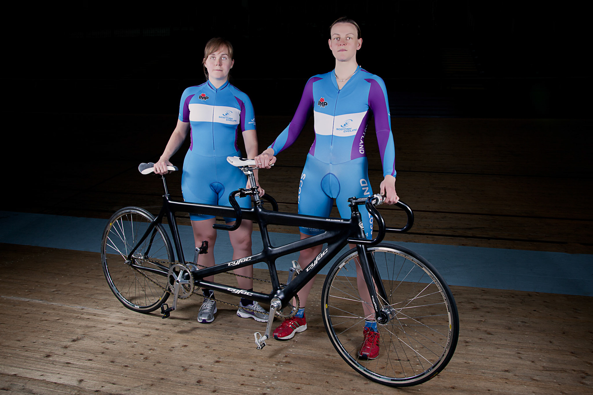 Team Scotland Tandem Cyclists Laura Cluxton and Fiona Duncan