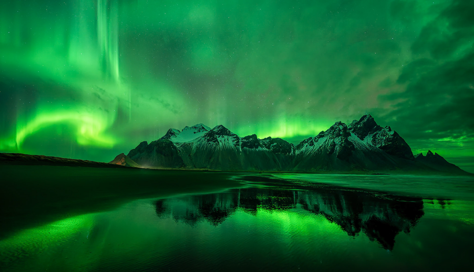 Vestrahorn Aurora