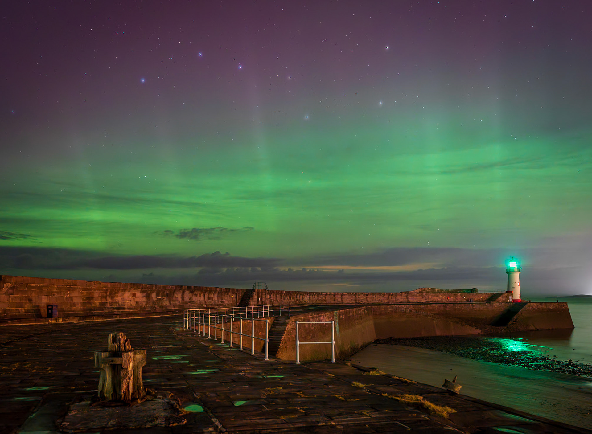 Whitehaven Harbour Aurora