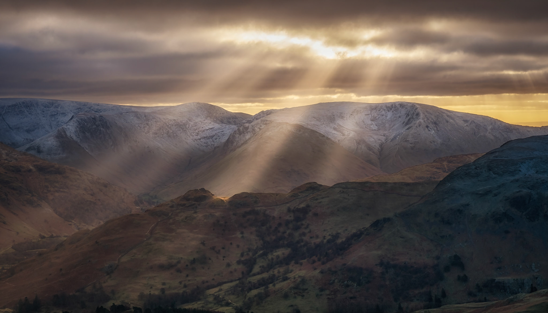 God Rays over Glenridding