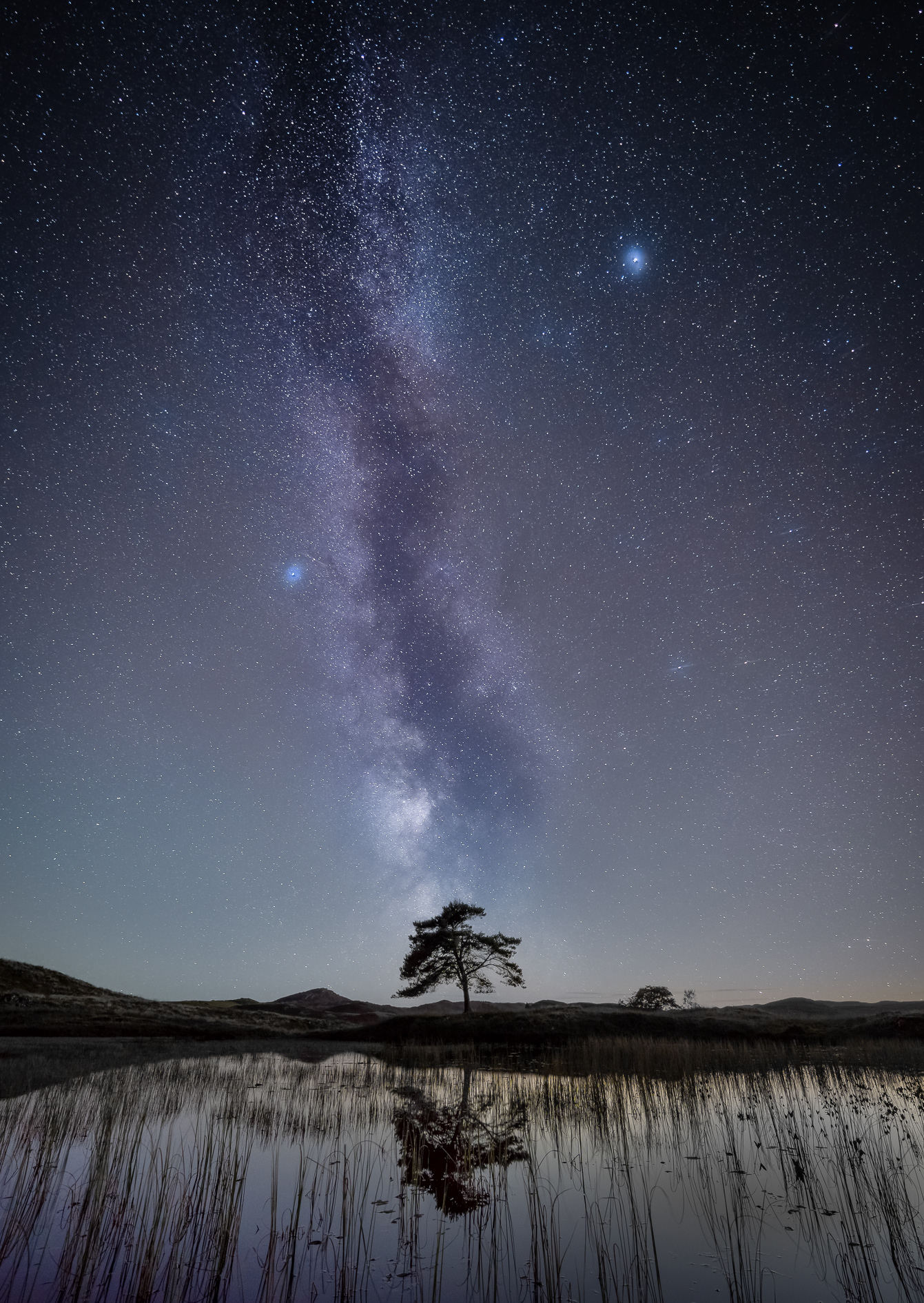 Kelly Hall Tarn Milky Way