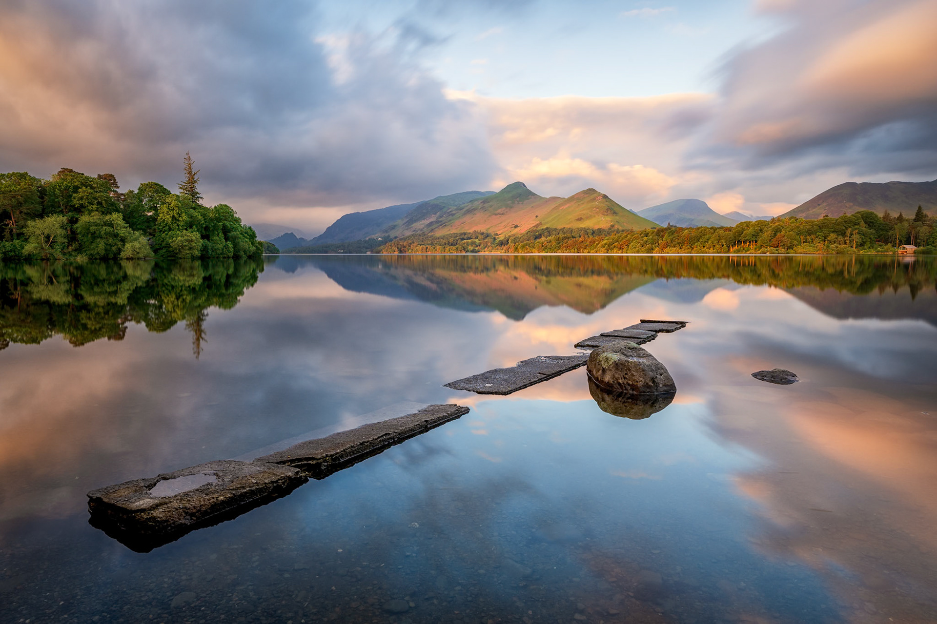 CatBells from Isthmus Bay, Derwentwater