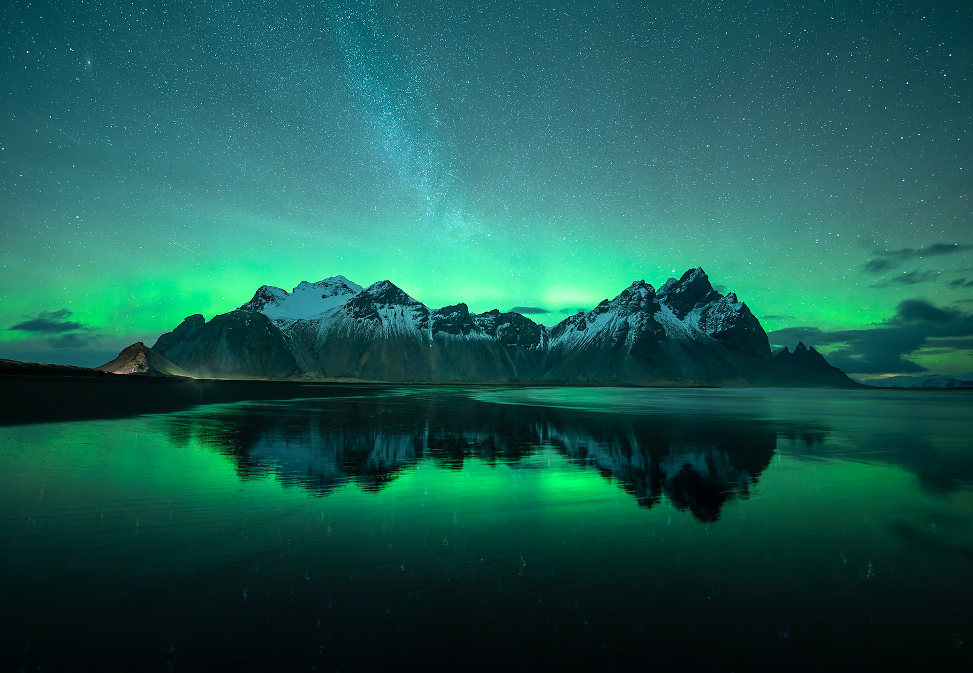 Vestrahorn Aurora