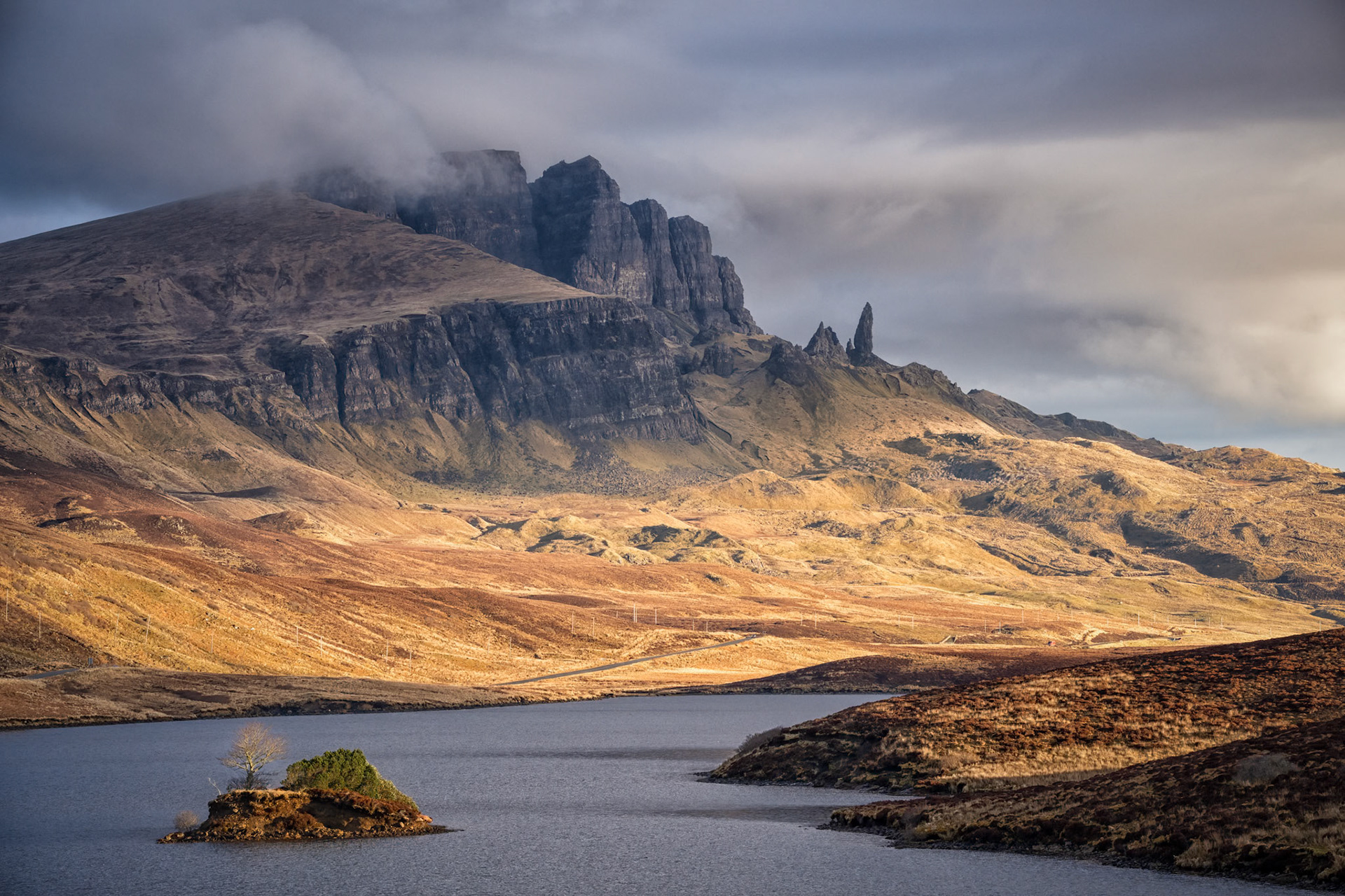 Loch Fada and Old Man of Storr
