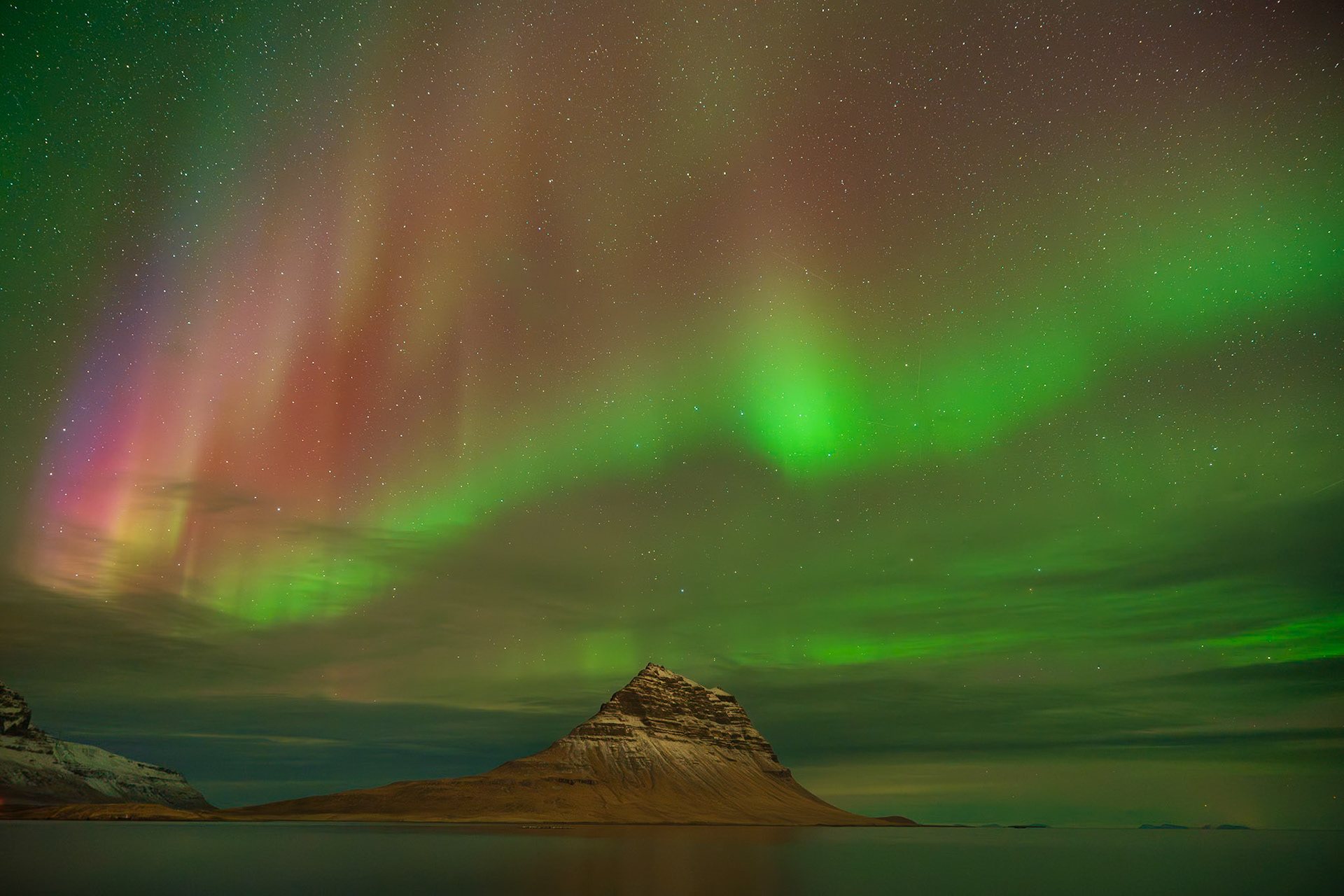 Kirkjufell Aurora