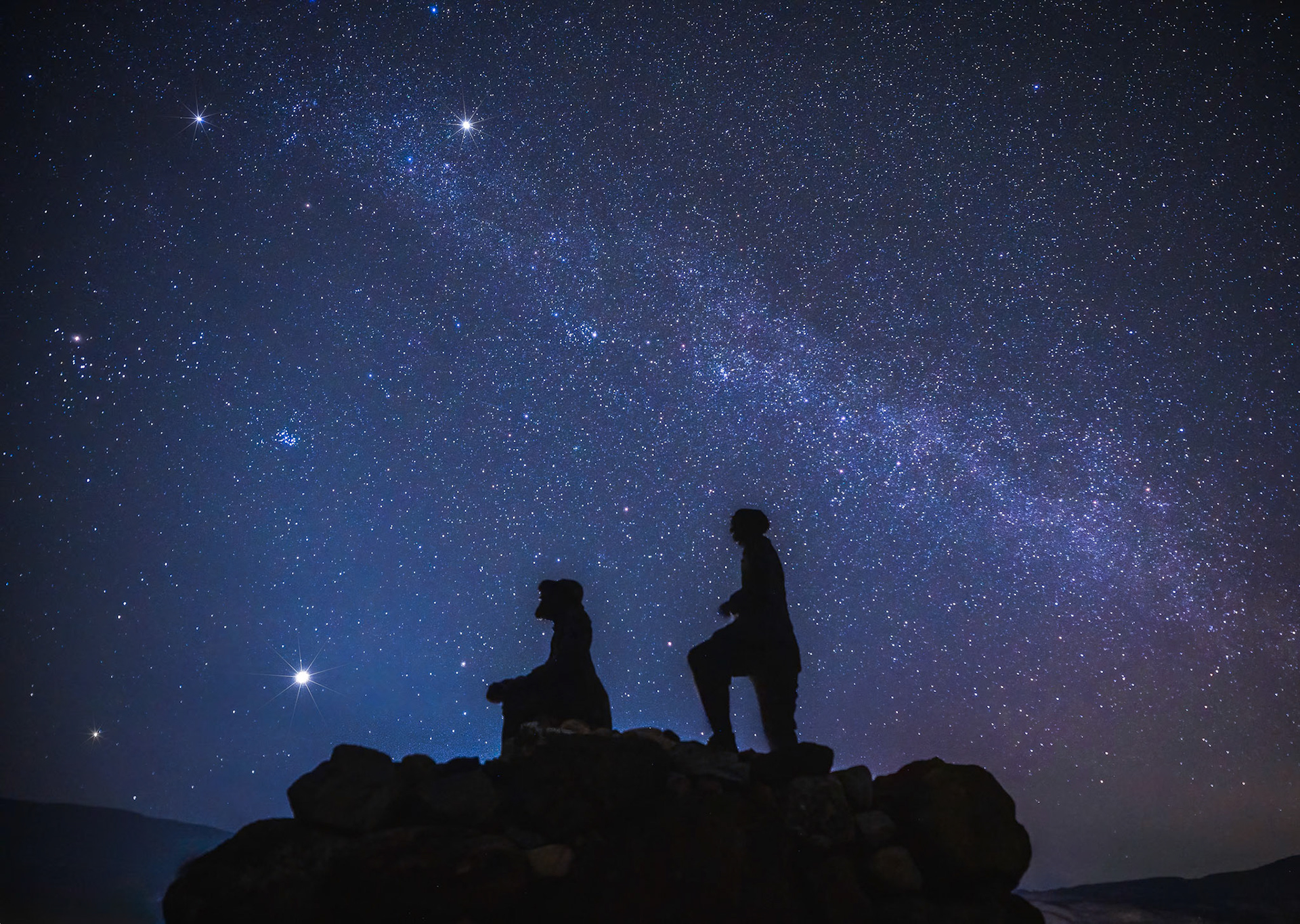 Wallace Monument Milky Way, Skye