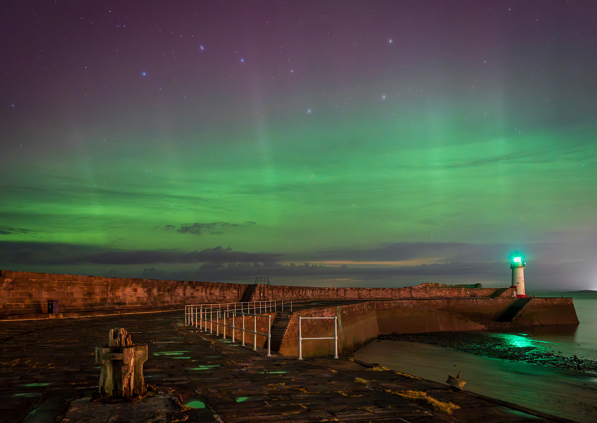 Whitehaven Harbour Aurora