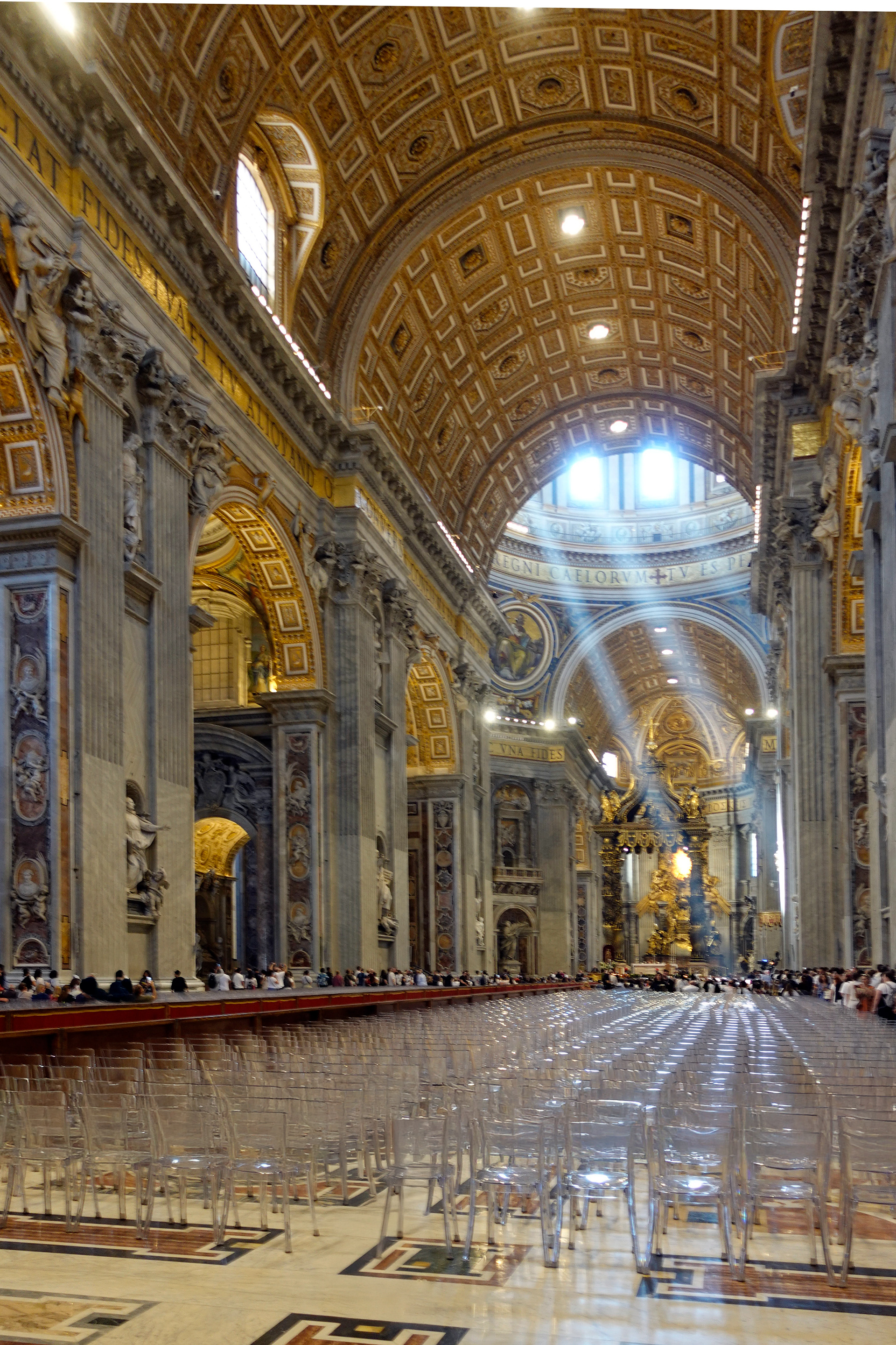 St. Peter's before the mass.