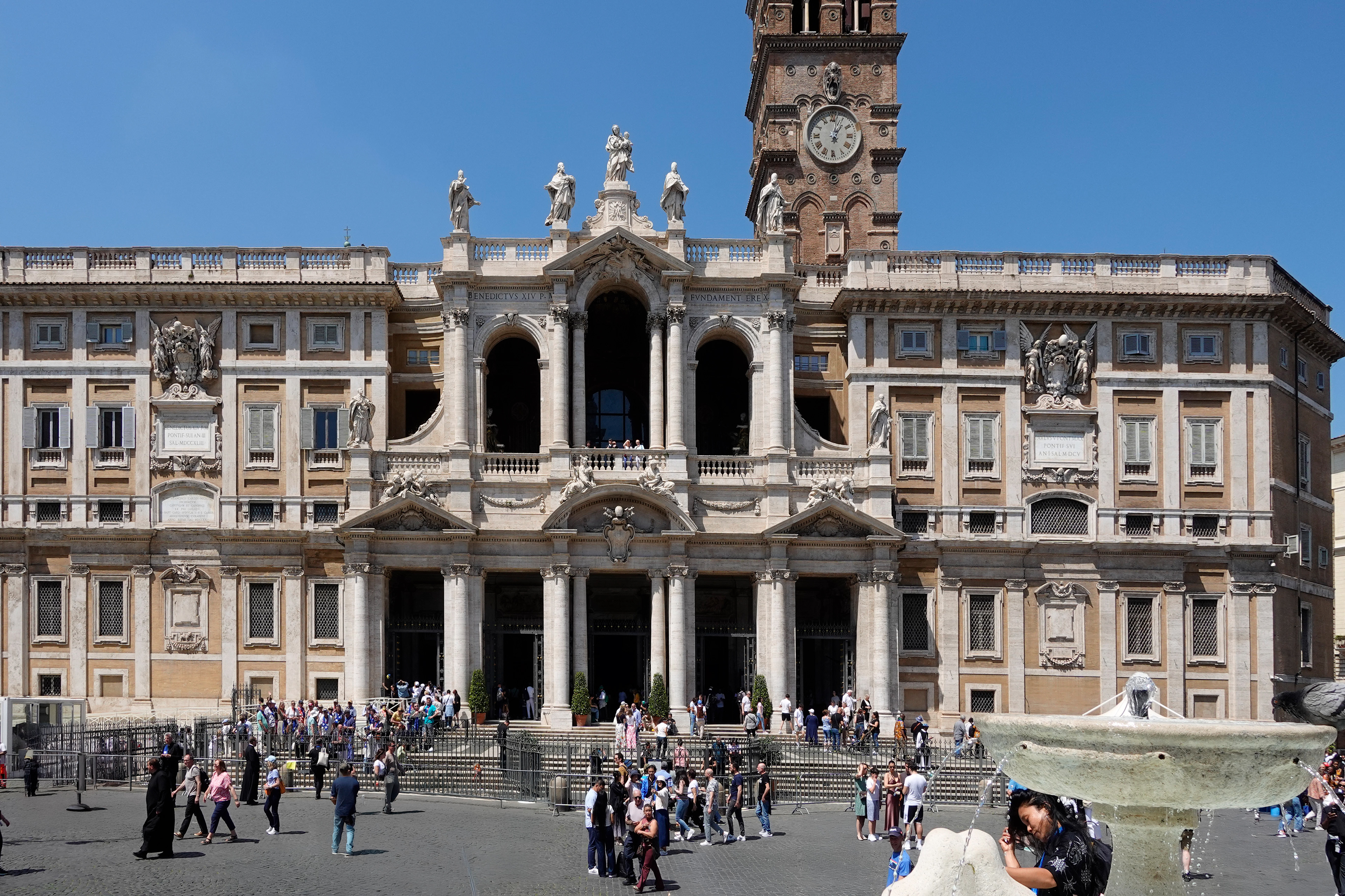 The Basilica of Santa Maria Maggiore, Pope Francis final resting place..
