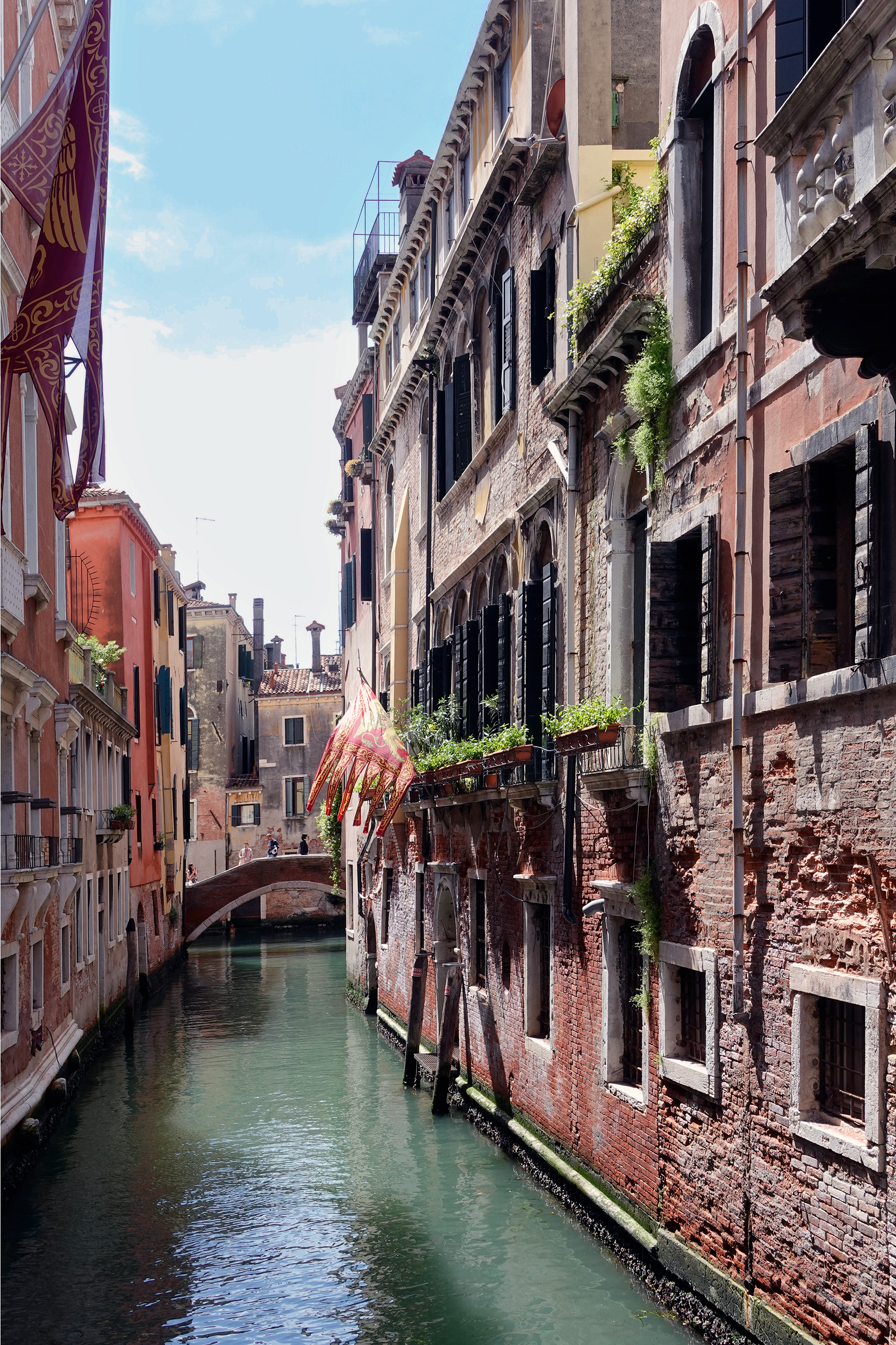 A typical street in Venice near our hotel.