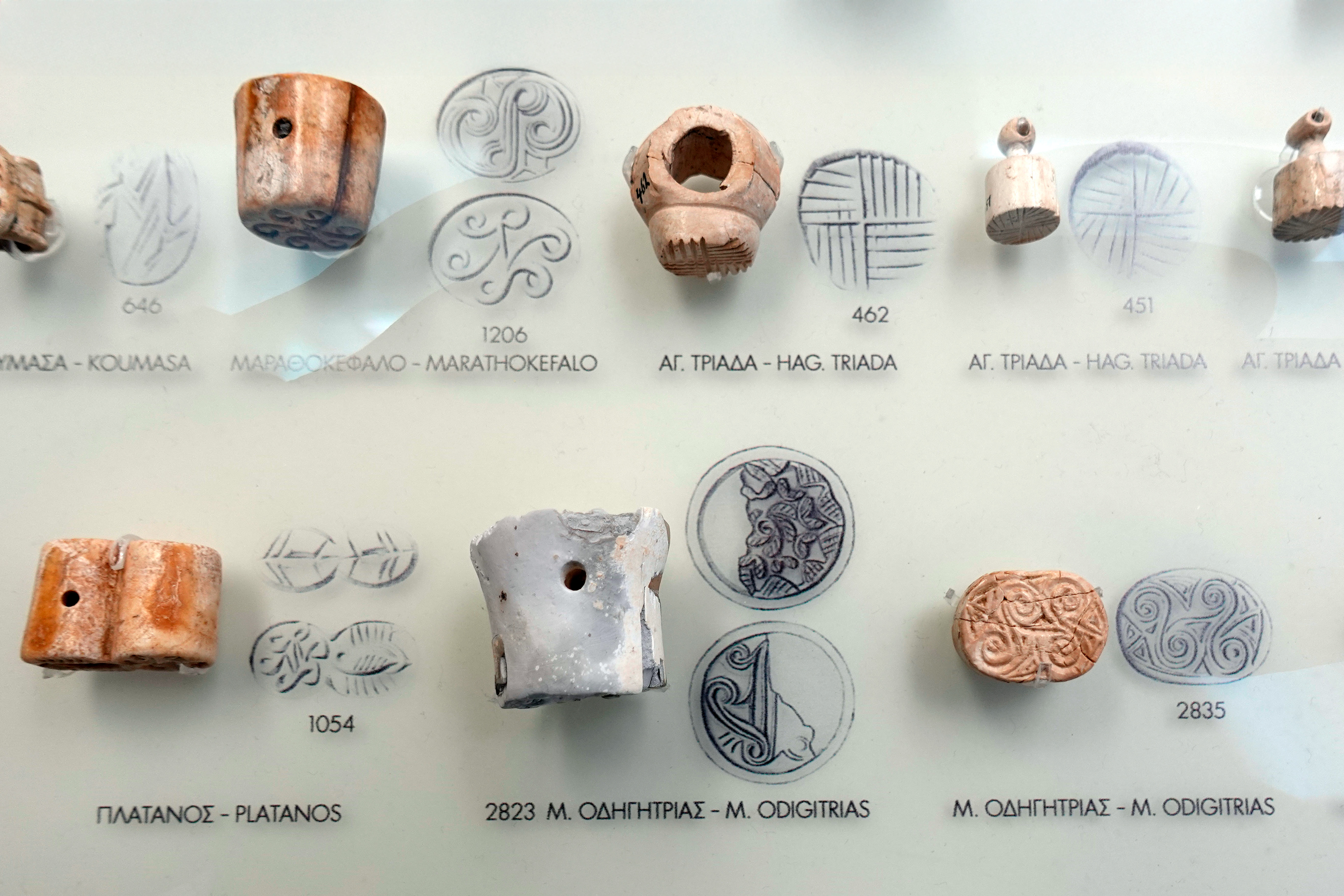 The Minoans used seals for many purposes. Some were worn as rings, some a beads on necklaces.