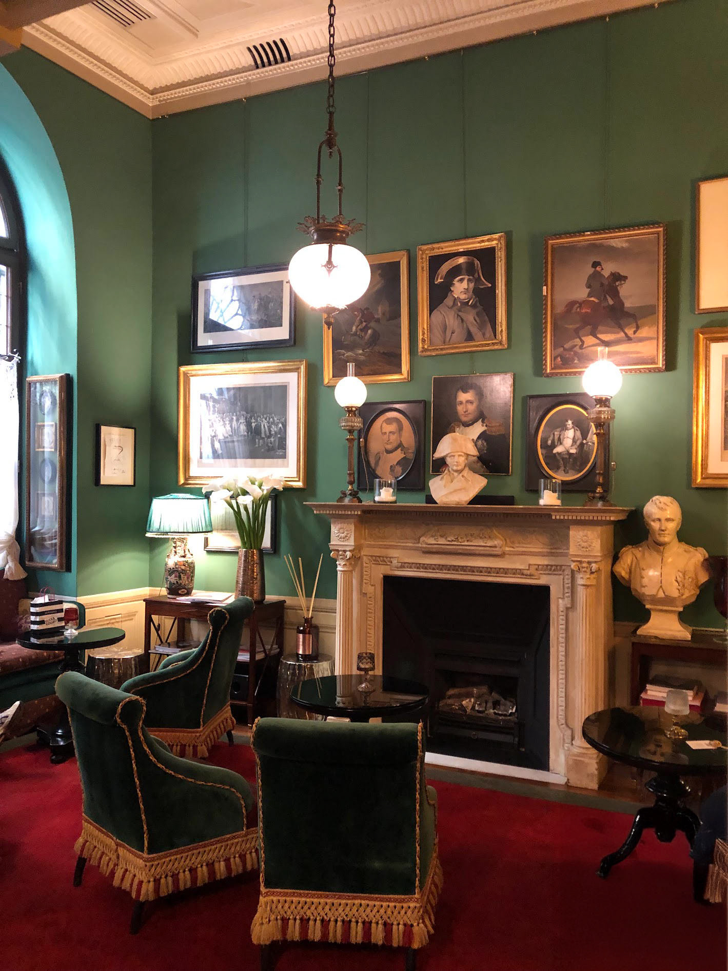 The Napolean Room in our hotel. The Bonapart family was originally from Florence.