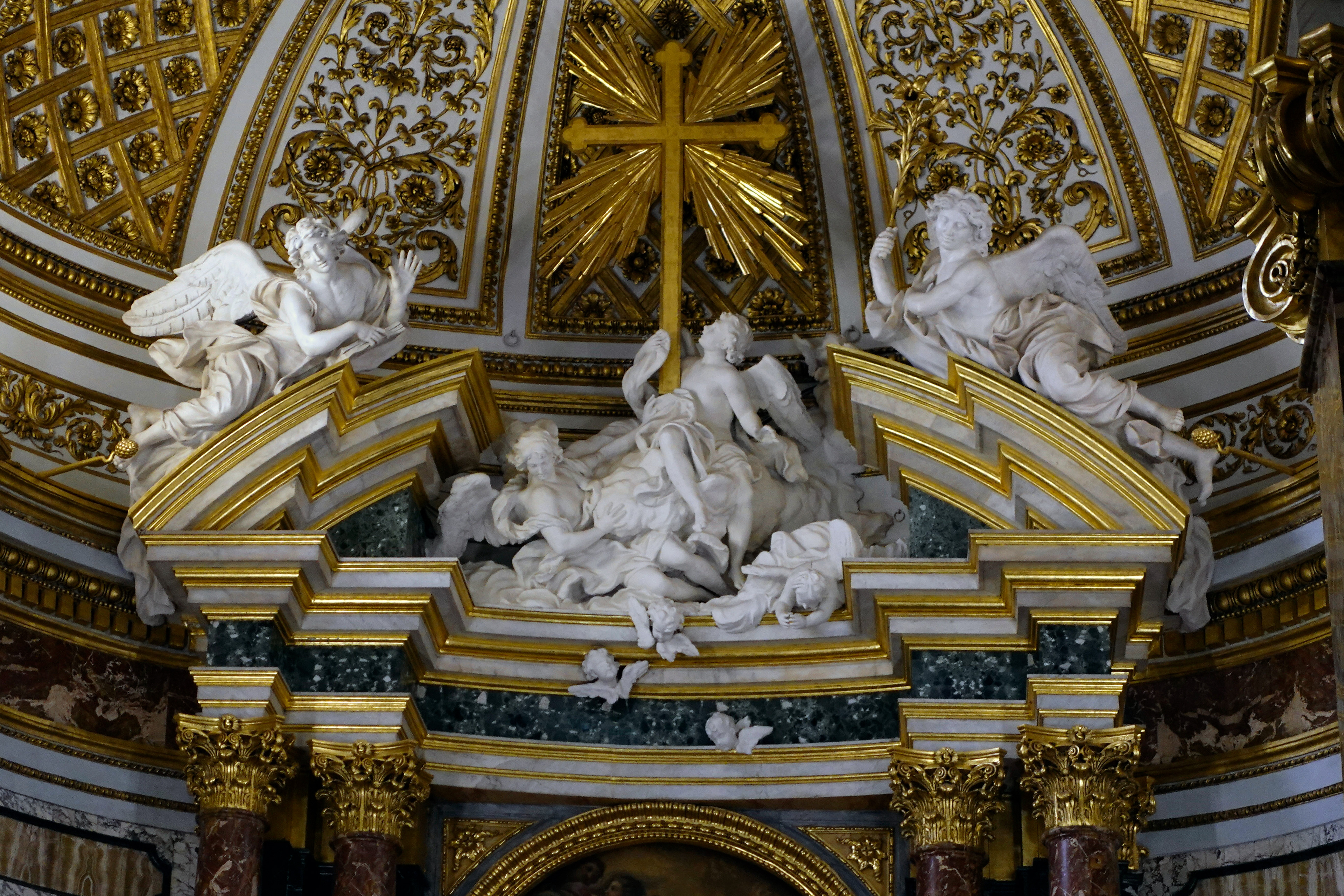 Detail above the altar.