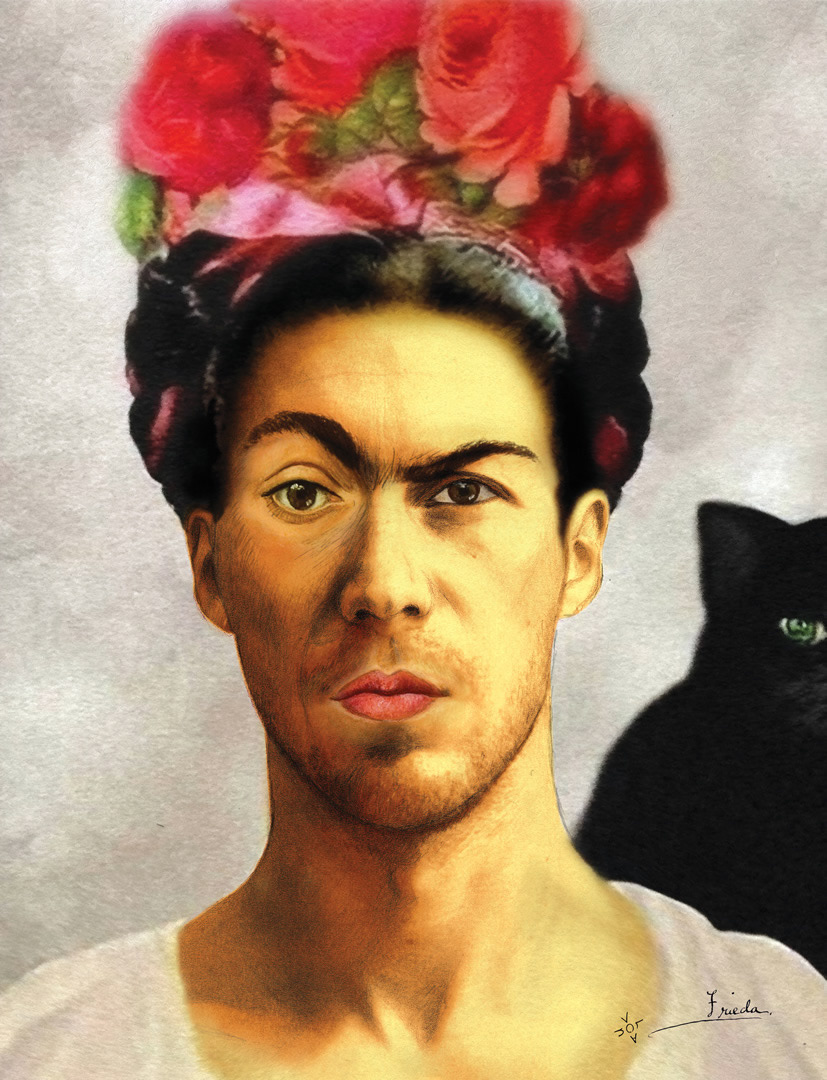 L'autoportrait de Frieda Kahlo