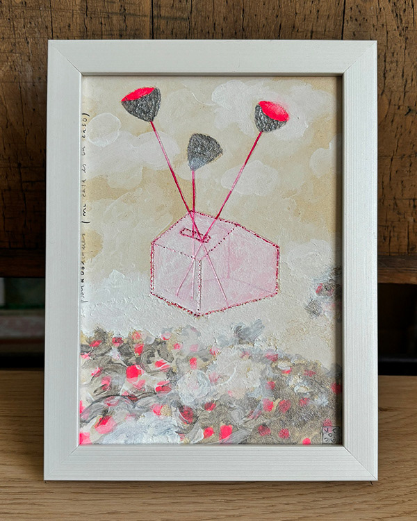 Paraboliques - 13x18 - Feutre et acrylique - 36 €