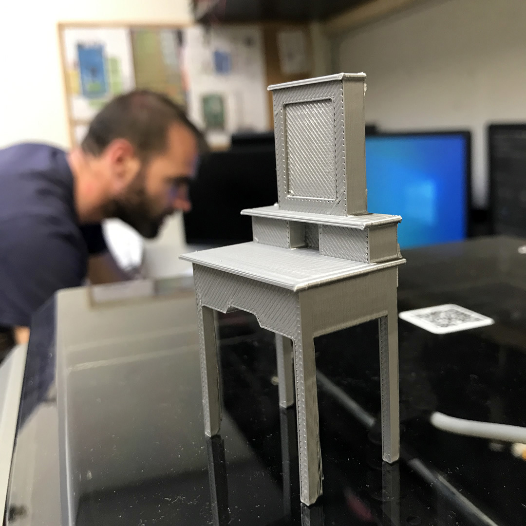 Le prototype imprimé en 3d