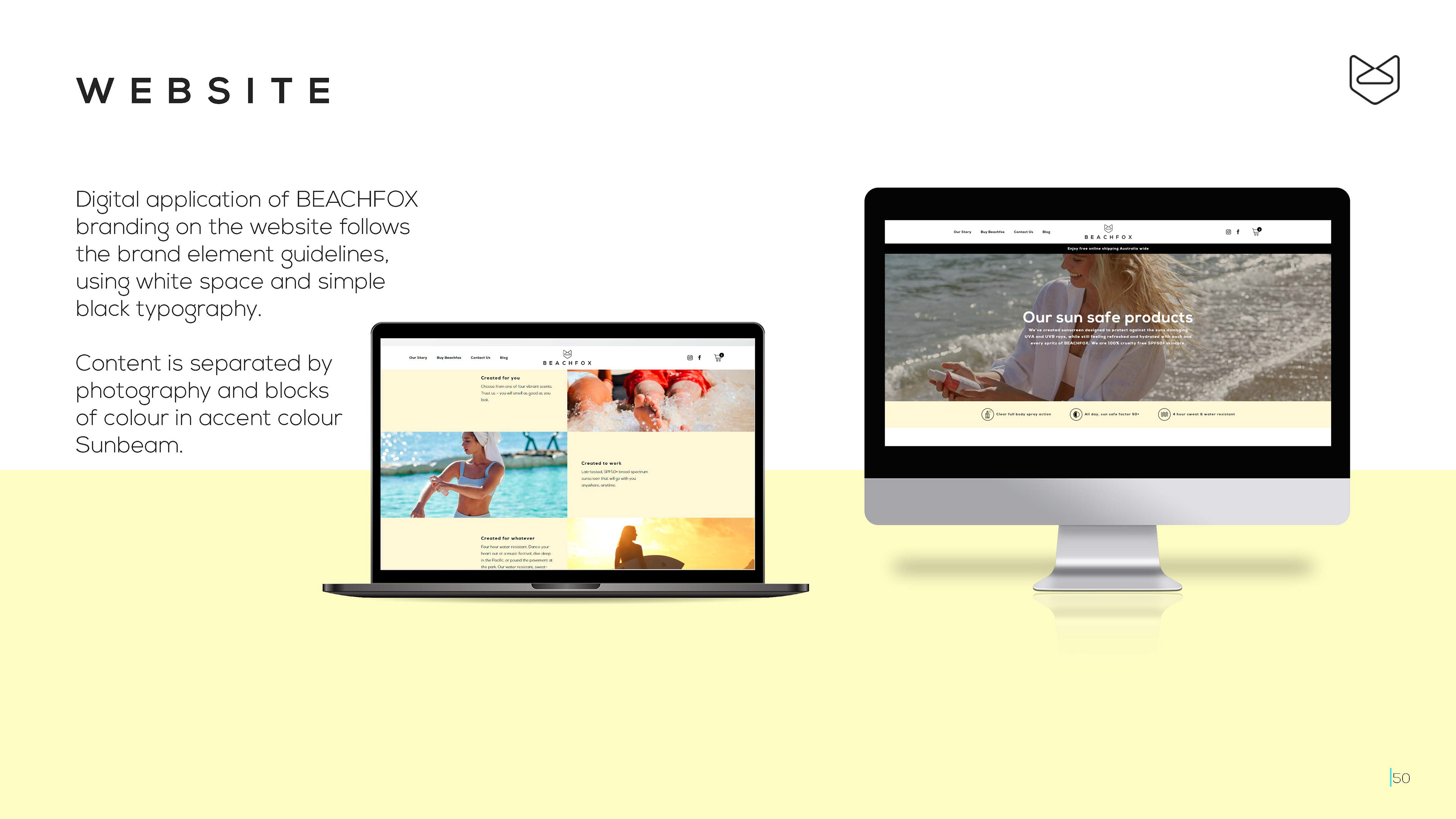 Website mockups