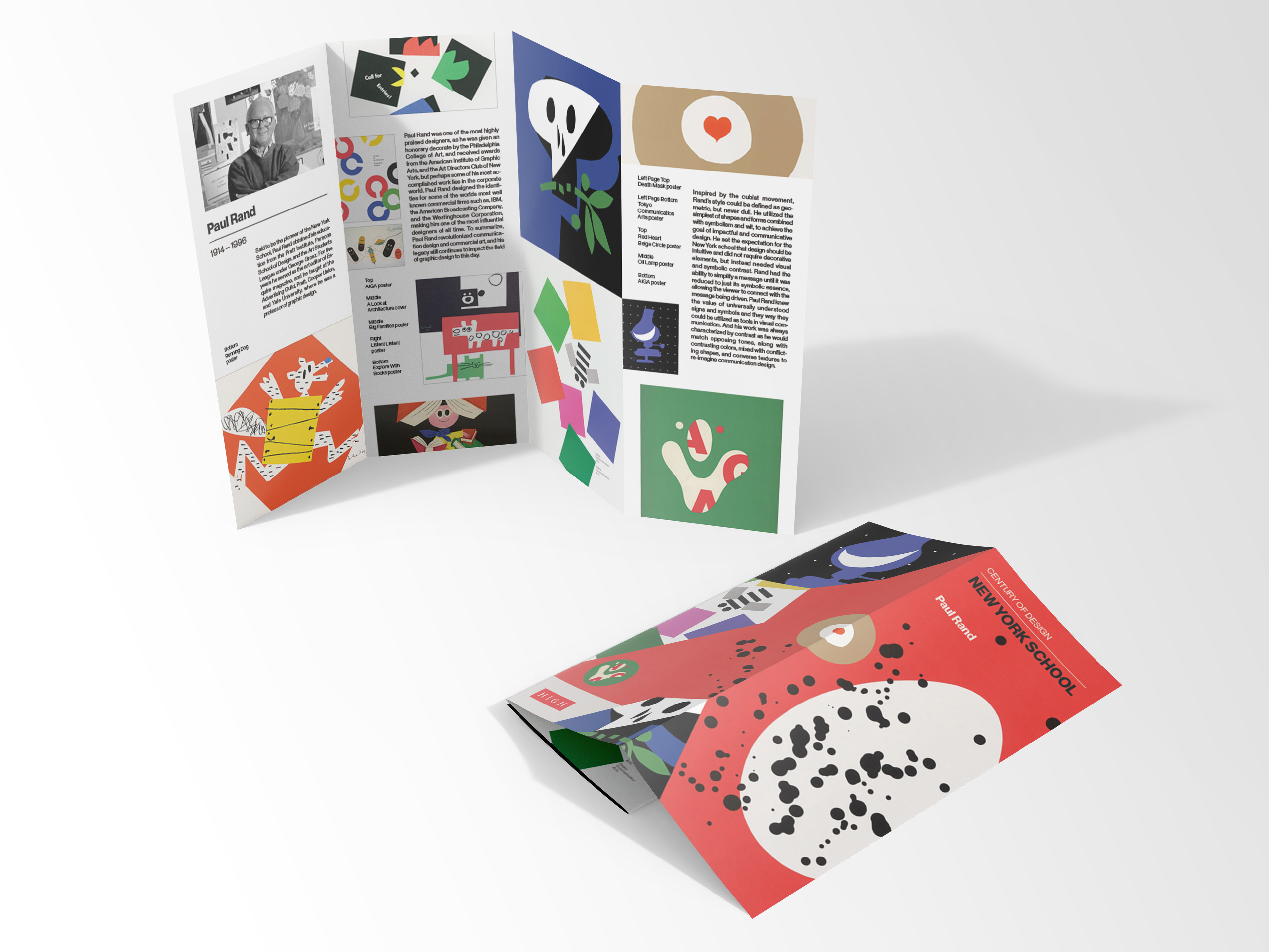 New York School Paul Rand brochure
