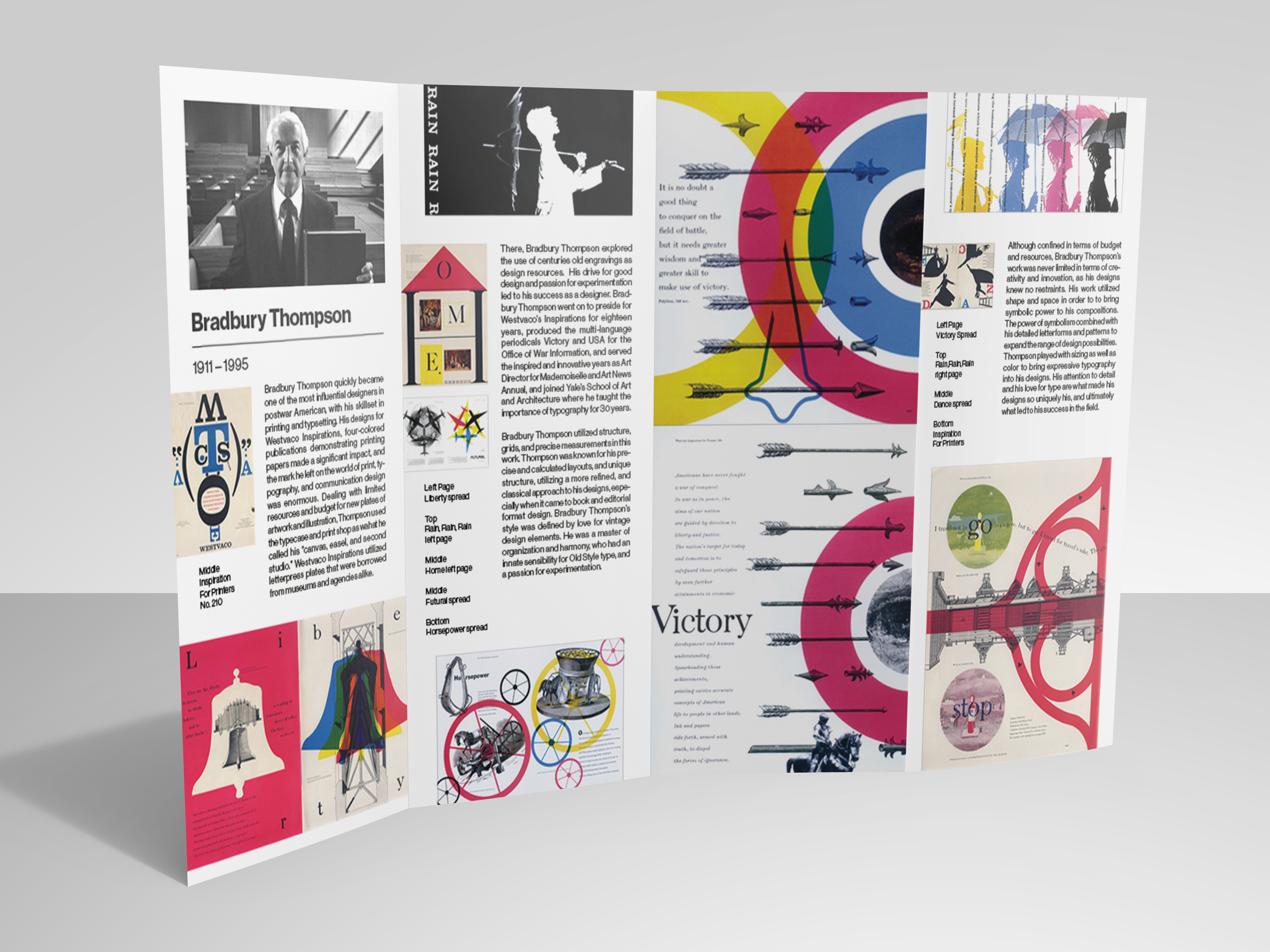 New York School Bradbury Thompson brochure