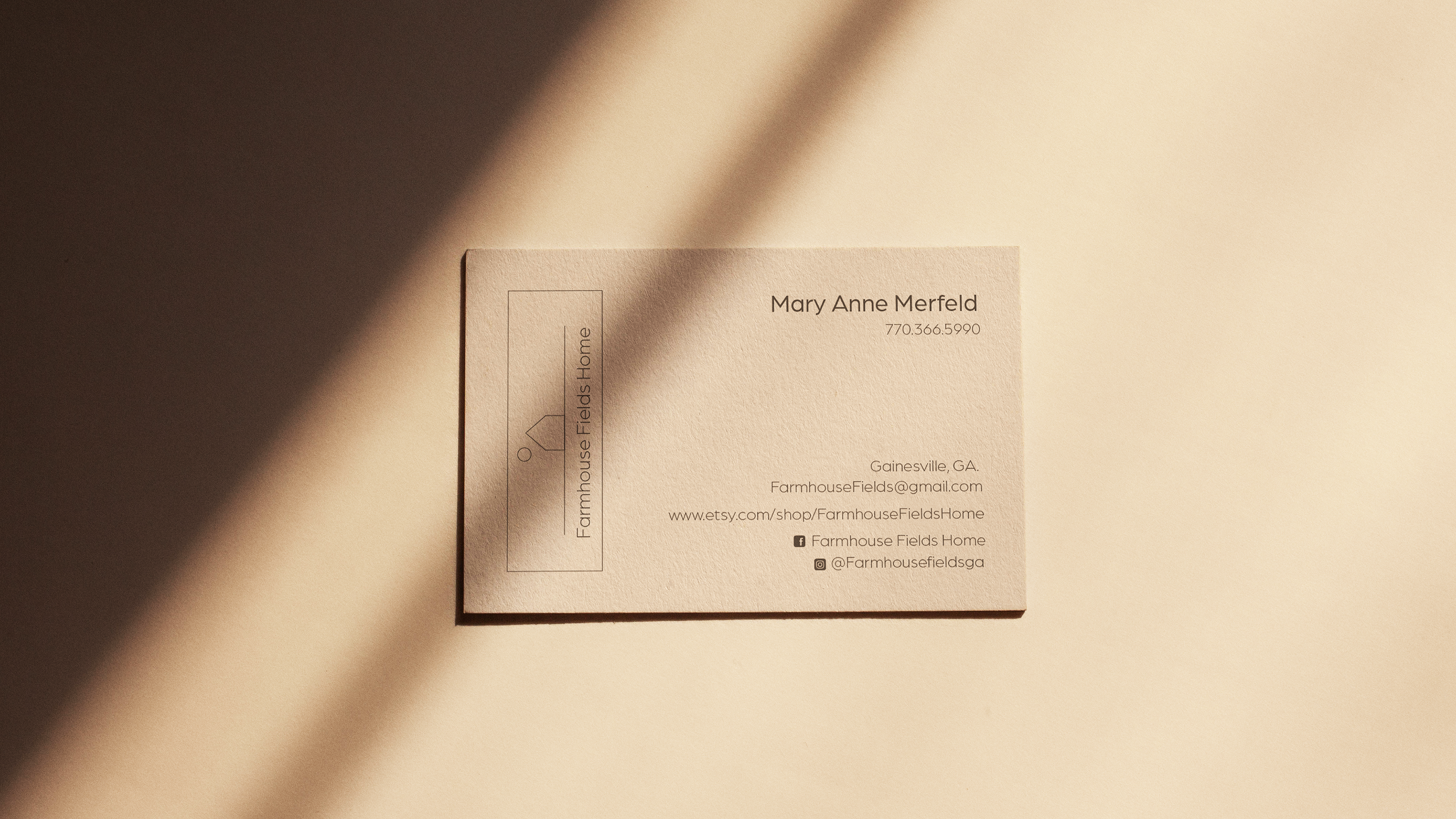 Farmhouse Fields Home business cards