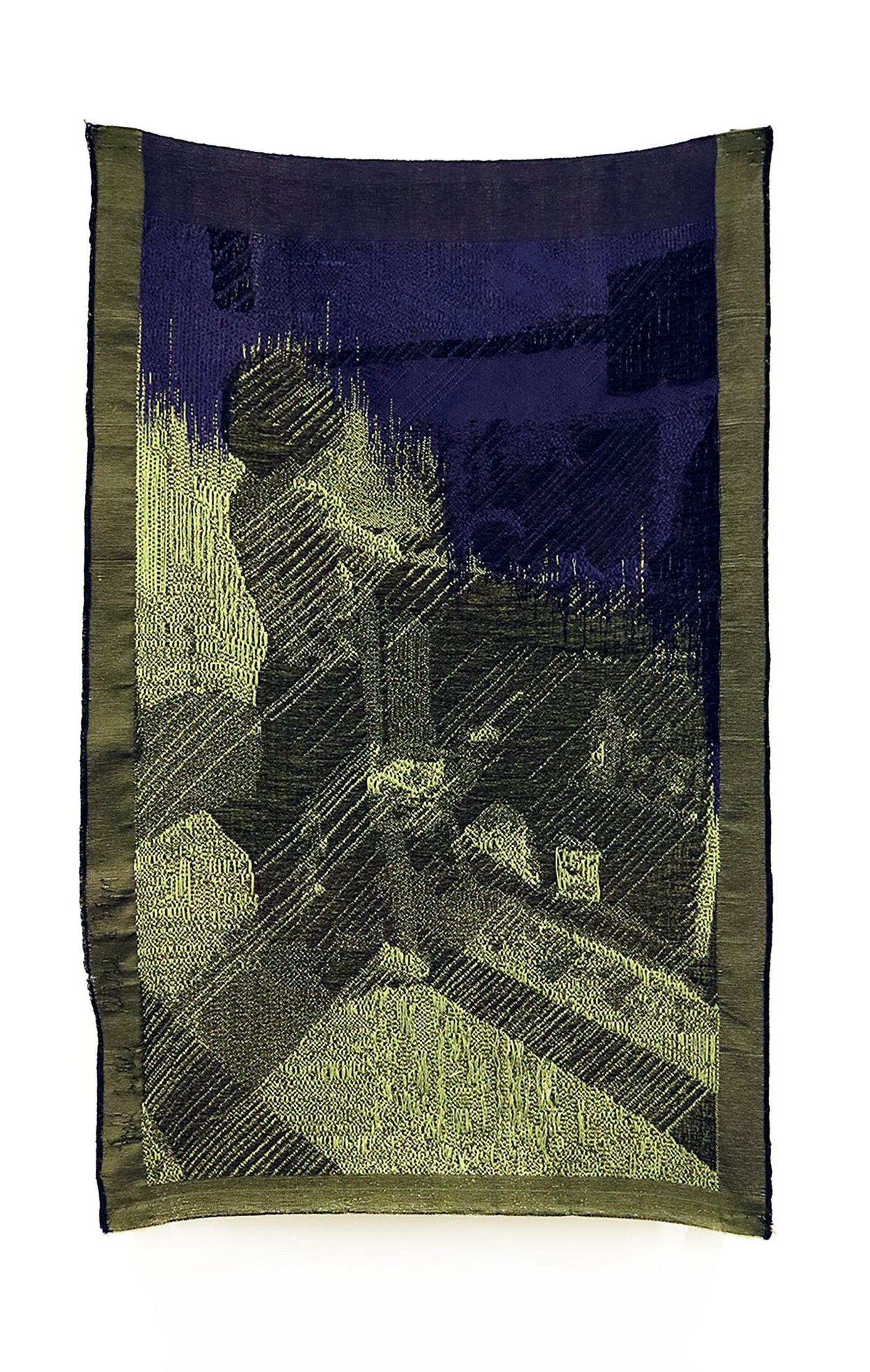 December 2, 2022 8:36pm, cotton and polyester textiles woven on a Tc2 digital jacquard loom 22” x 43