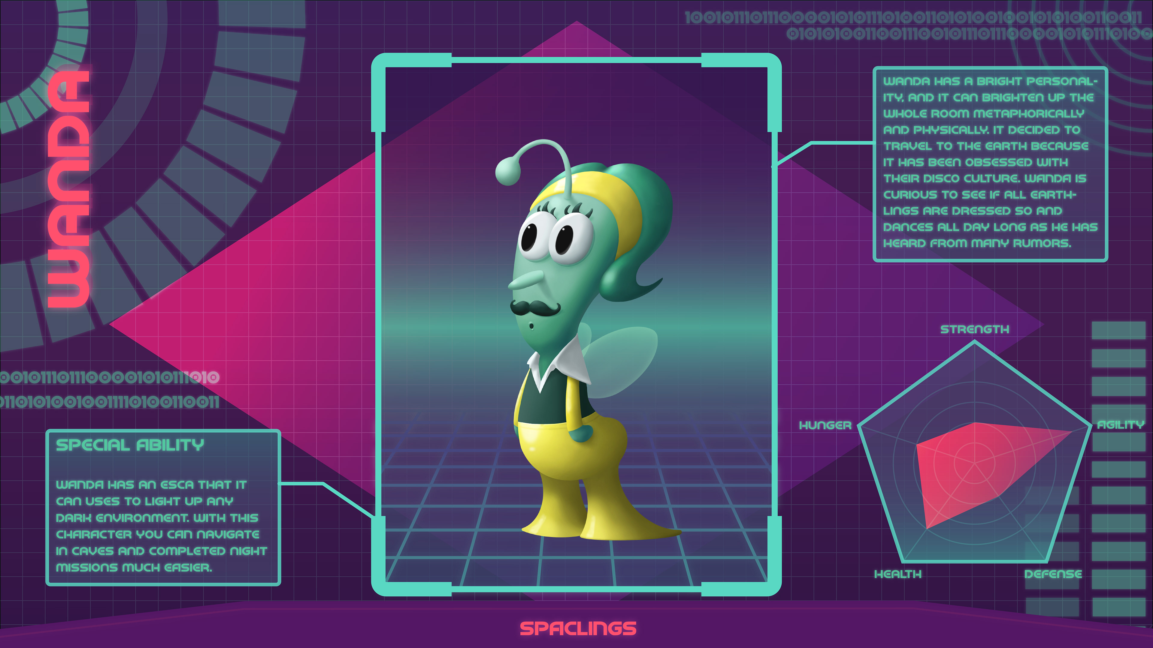 Project: Spaceling (Digital Illustration)