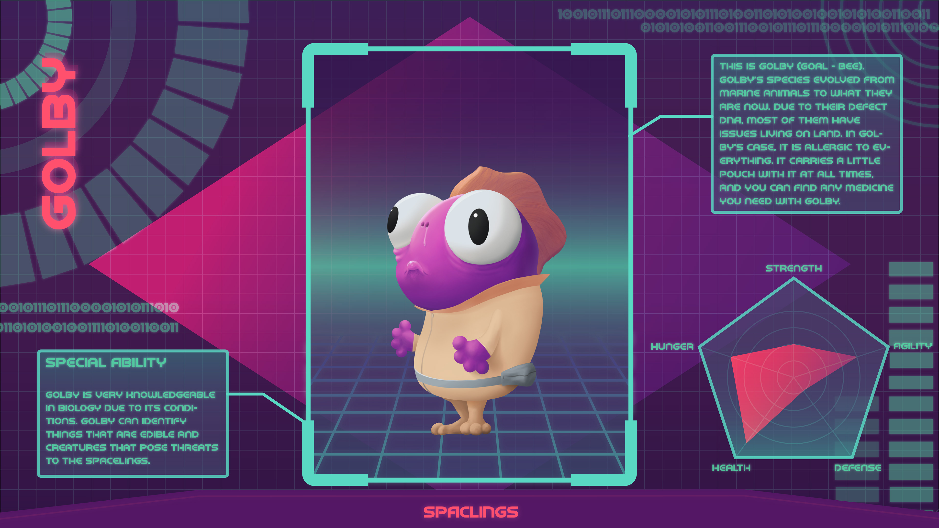 Project: Spaceling (Digital Illustration)