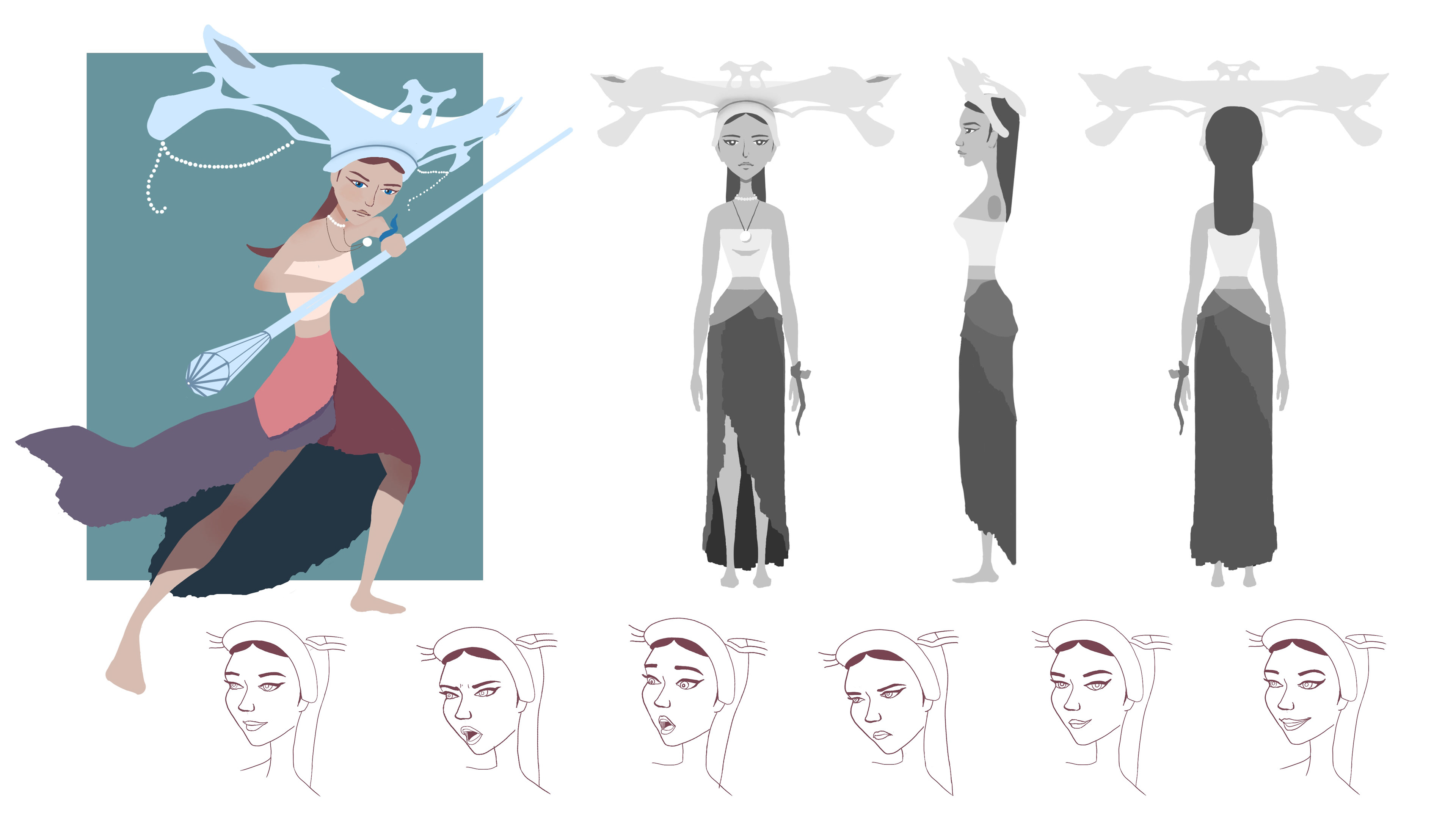 Queen of the Atlantic (Digital Illustration)