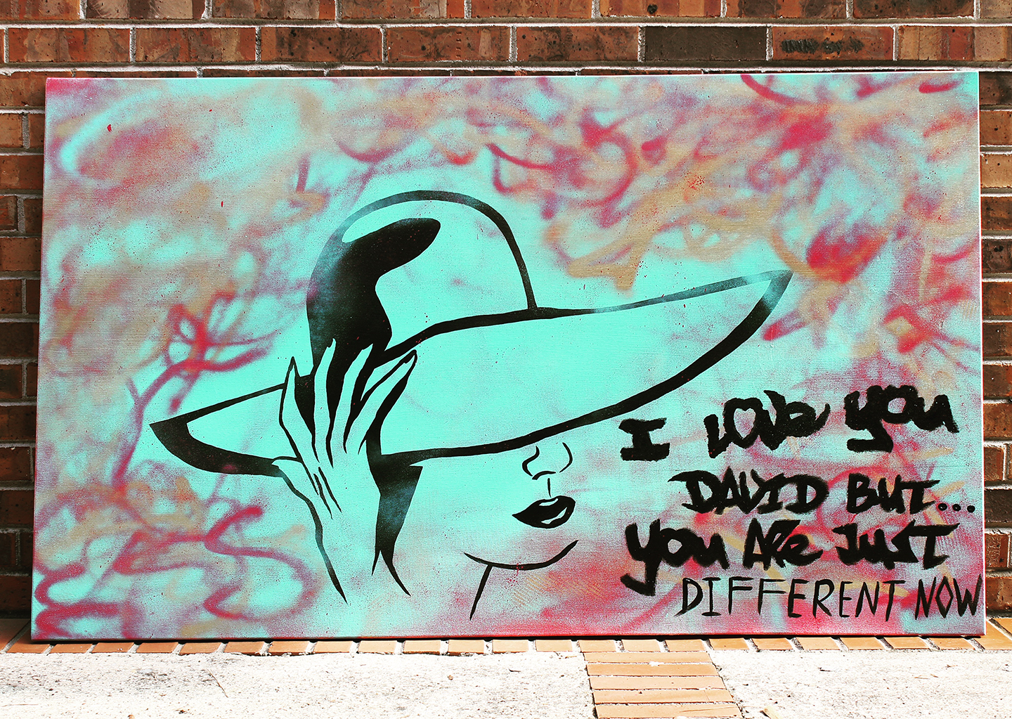 Smith, Jaylon. David. 2015. Mixed-Media. 36 x 60 inches.