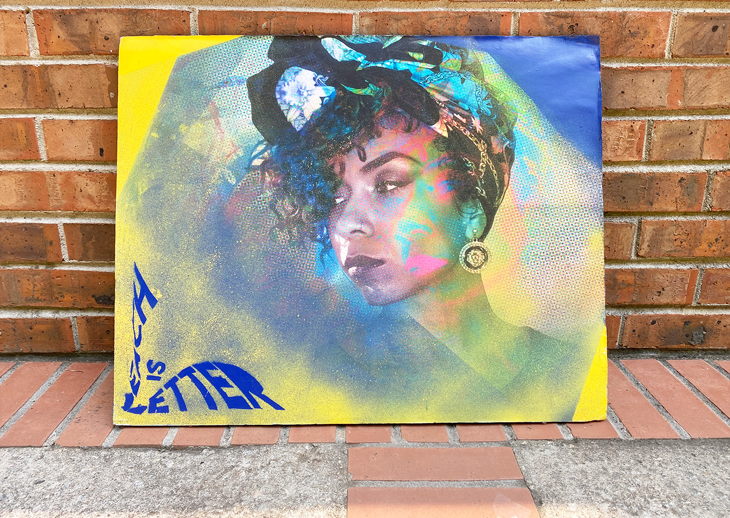 Smith, Jaylon. Beach Is Better. 2015. Mixed-Media. 19.5 x 24.5 inches.