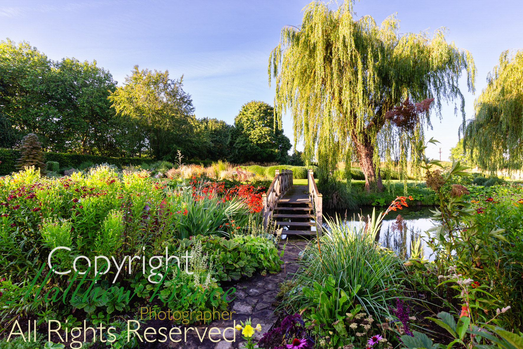 Oxfordshire water garden
