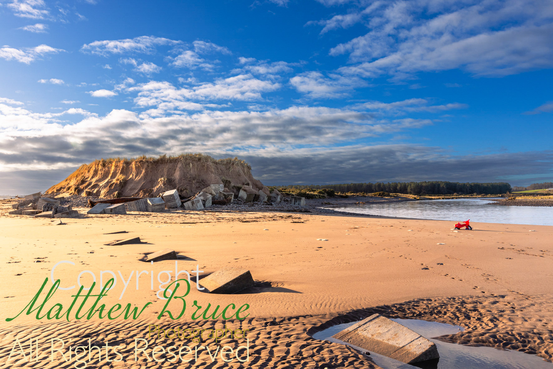 Beach defences uncovered by winter storms