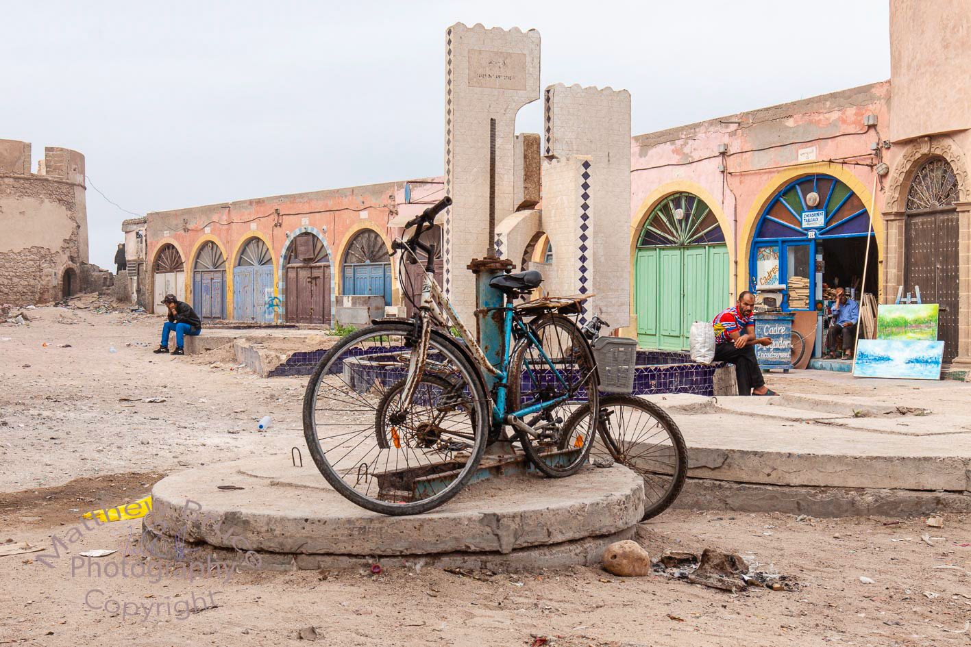 Bike outside Essaouira