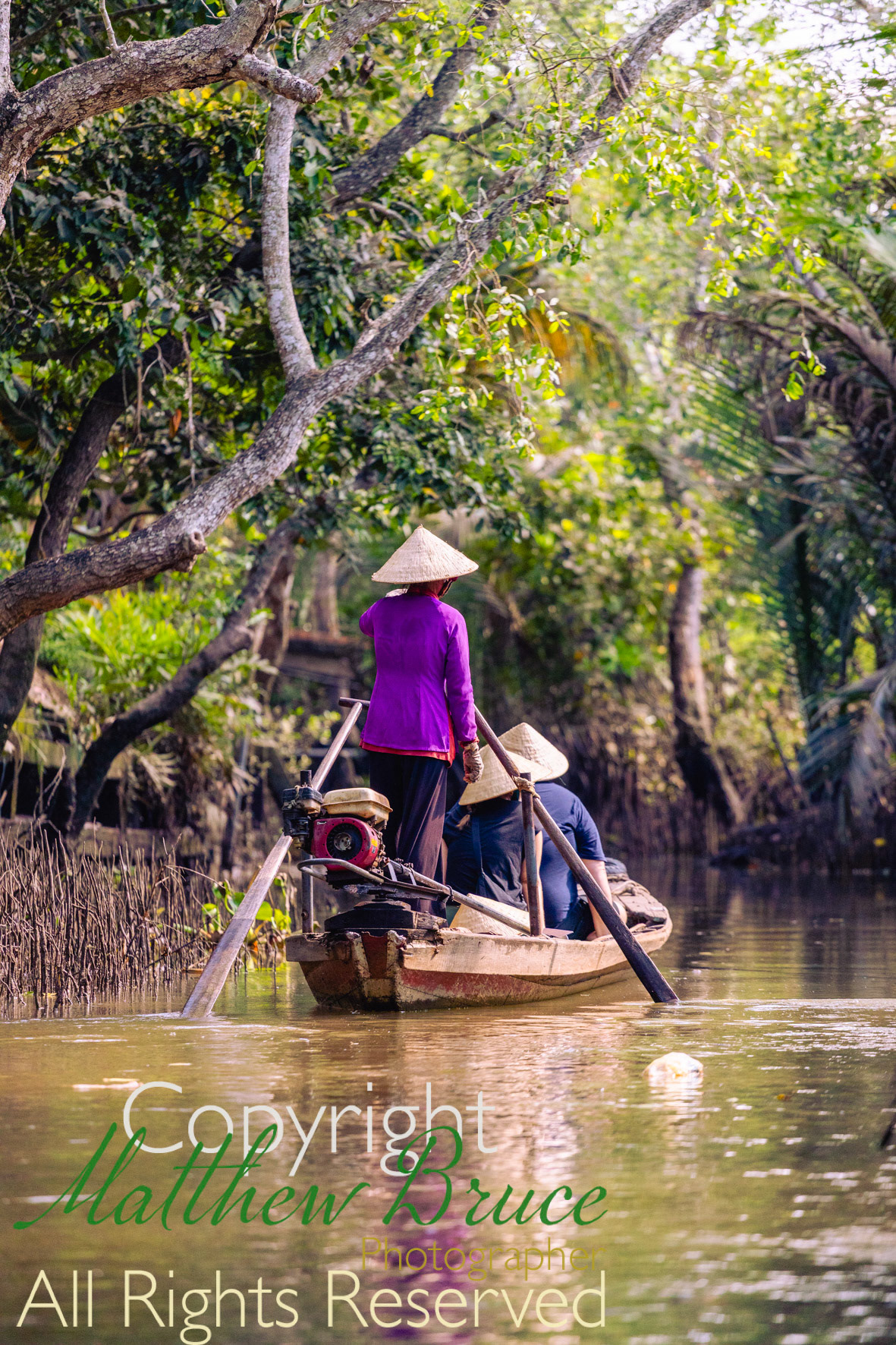 Getting around canals in the Meekong