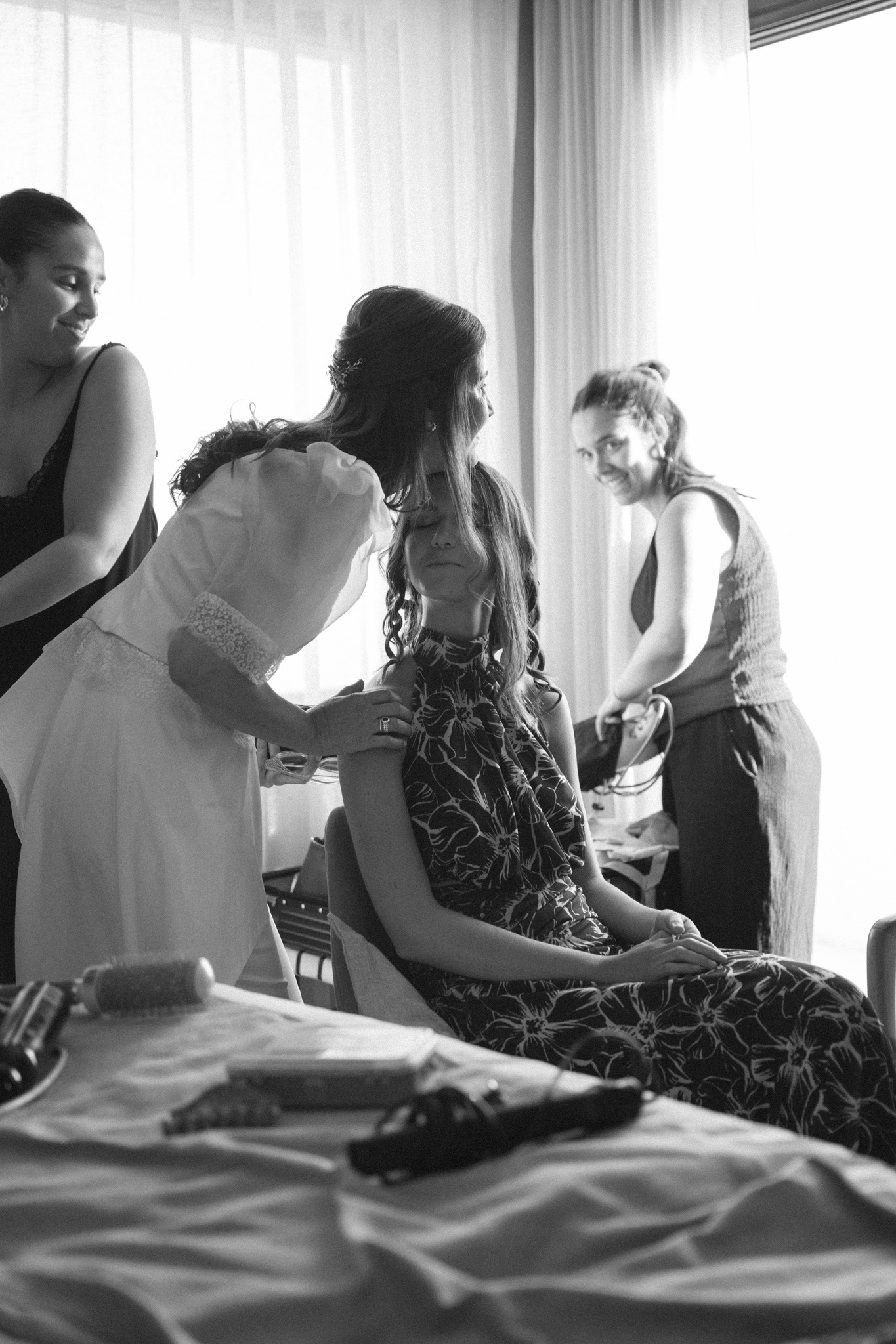 Fotografía aprontes boda, Montevideo