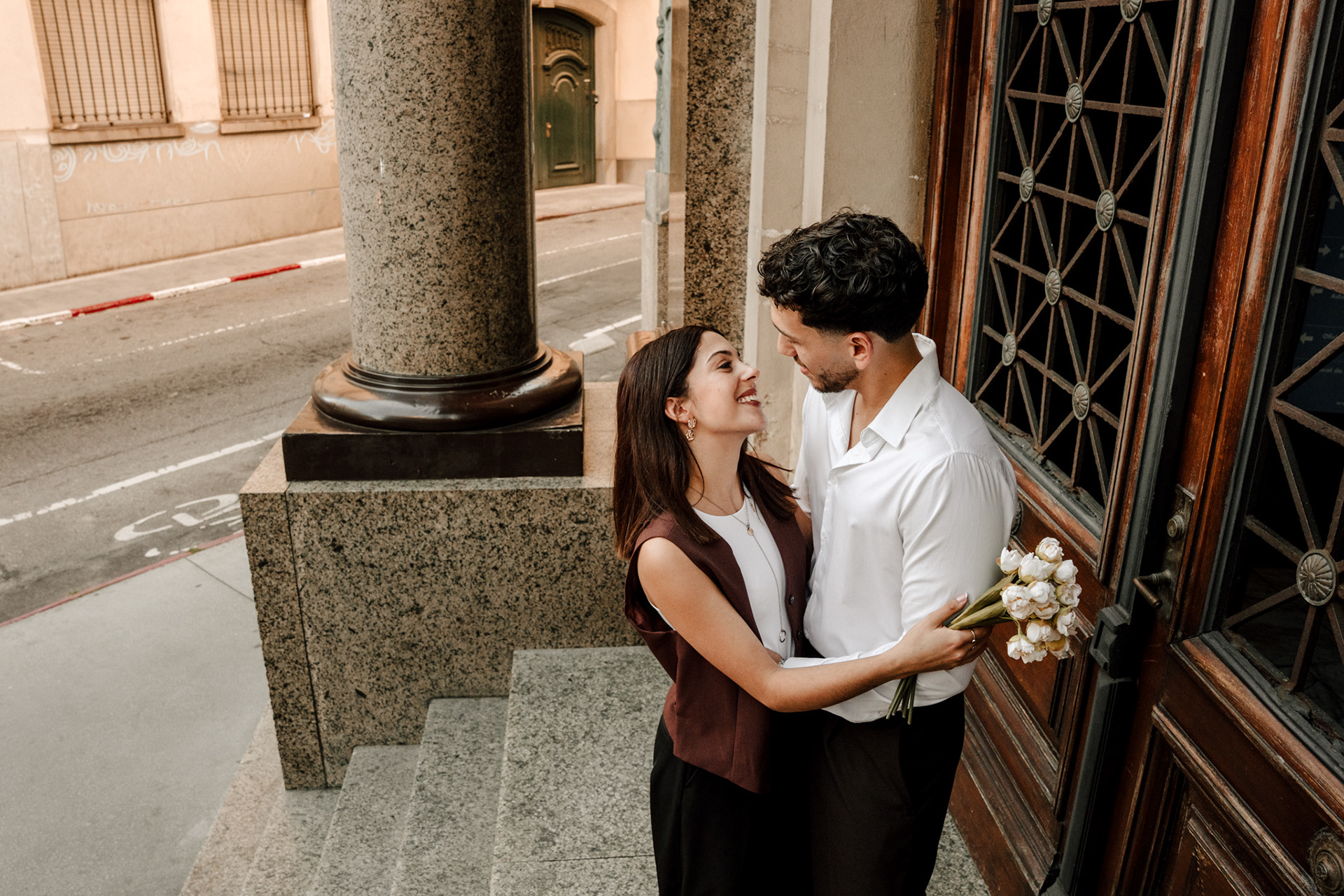 Sesión pre boda en Ciudad Vieja, Montevideo