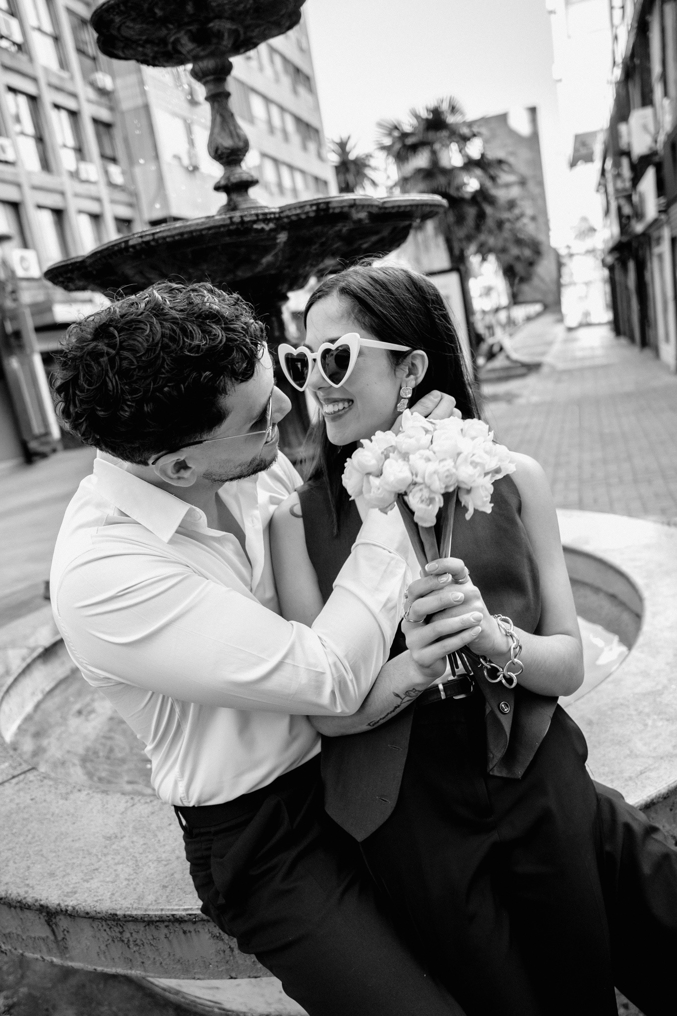 Sesión pre boda en Ciudad Vieja, Montevideo