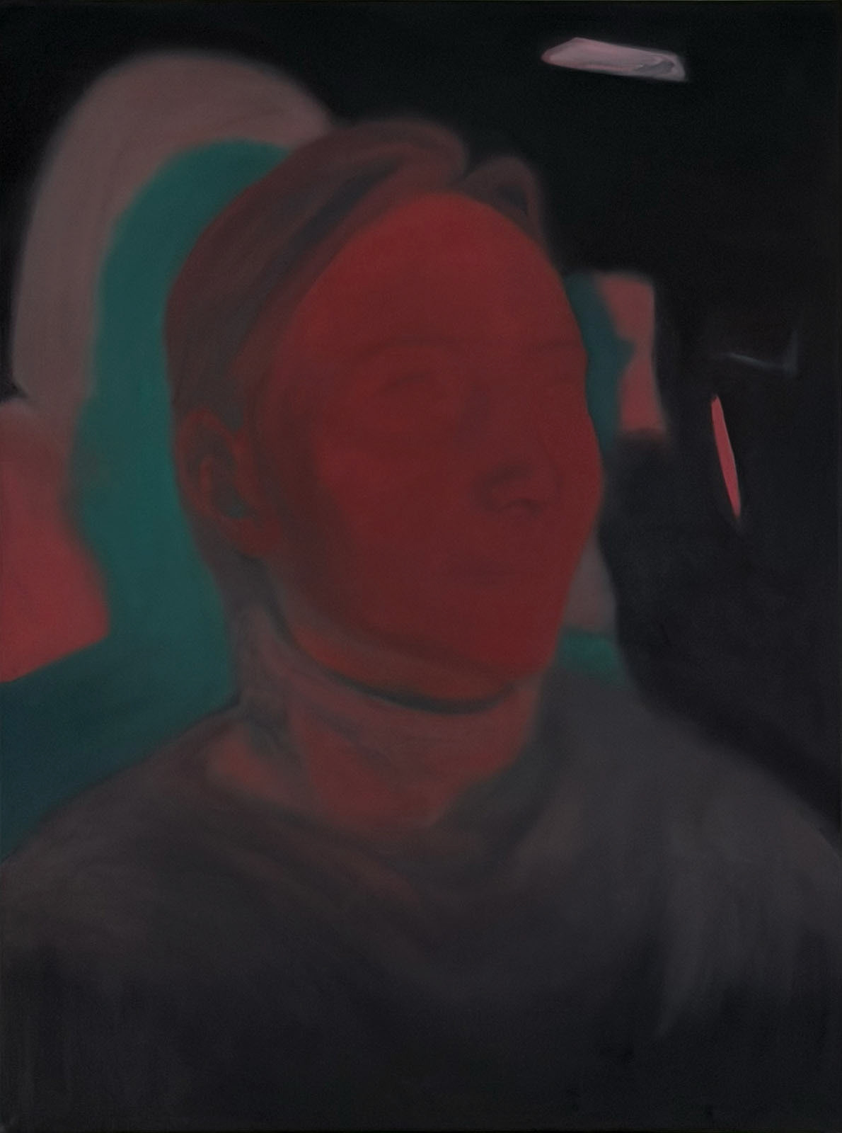 Attenuation, 2026. Oil on canvas, 18 × 24 in.