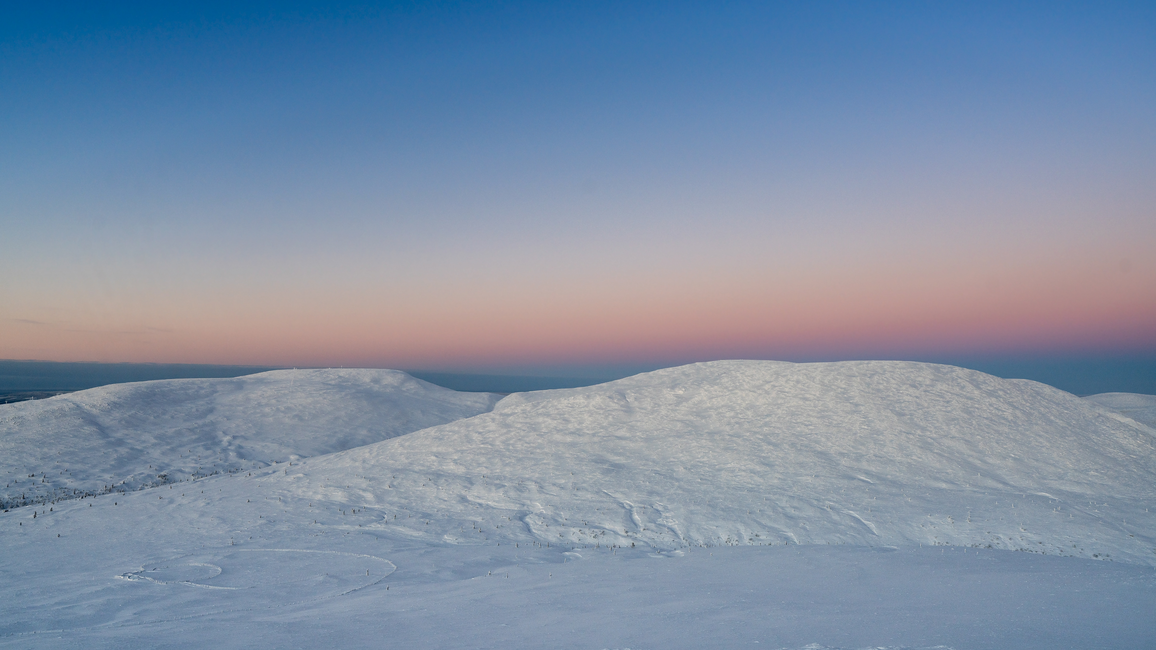 Midwinter in Pallastunturi, Finland