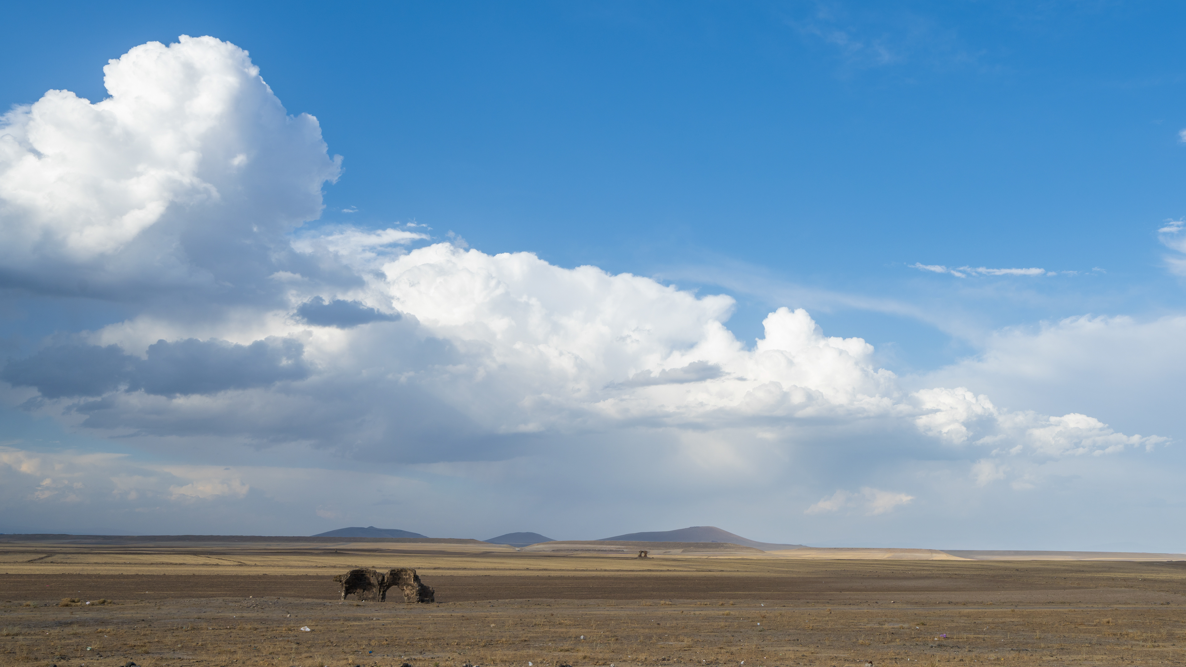 Ani, the city of 1001 churches, of which only ruins of few are still standing. A former capital of Armenian kingdom, now in Turkey next to its border with Armenia
