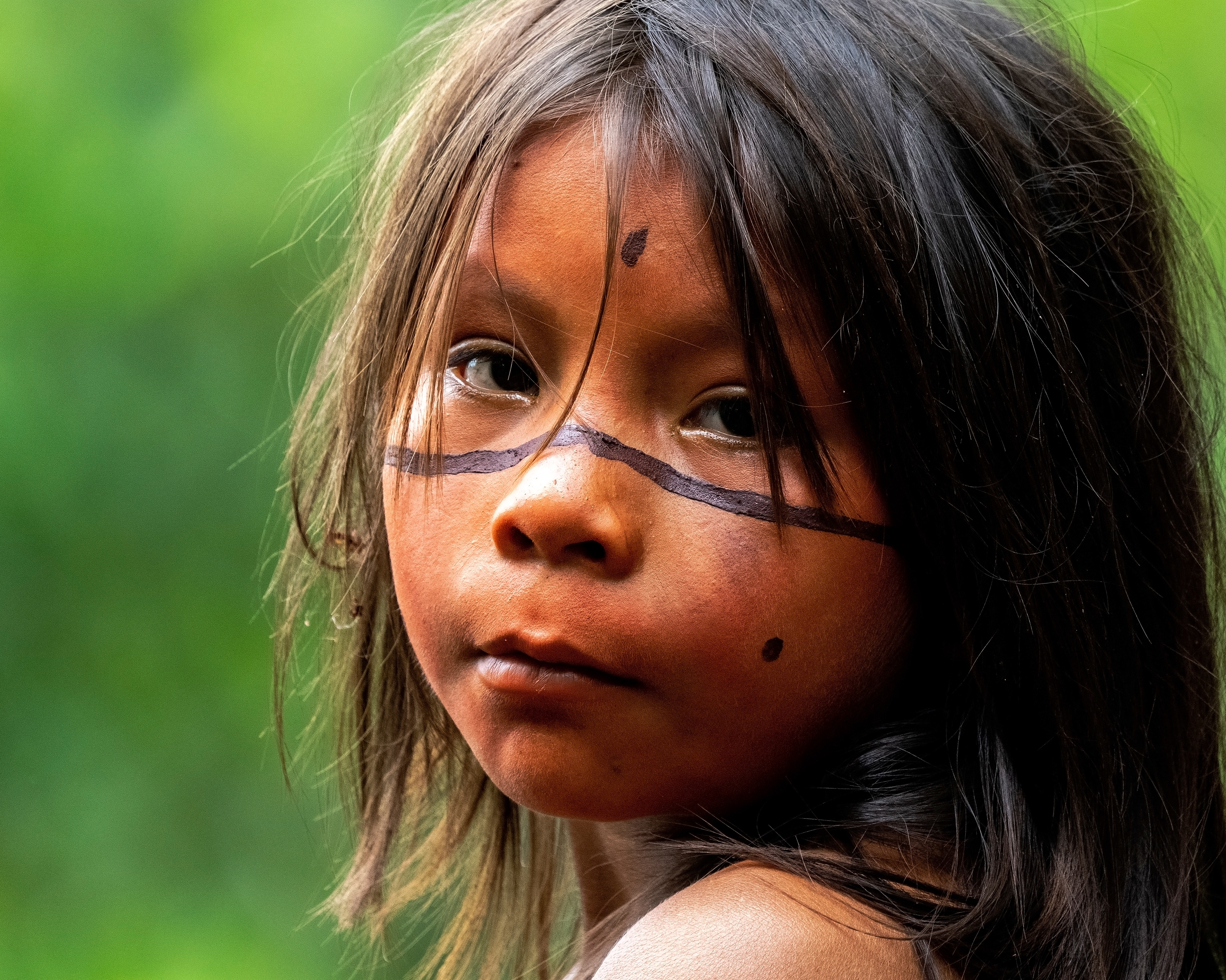 Yanomami, Venezuela, girl, portrait