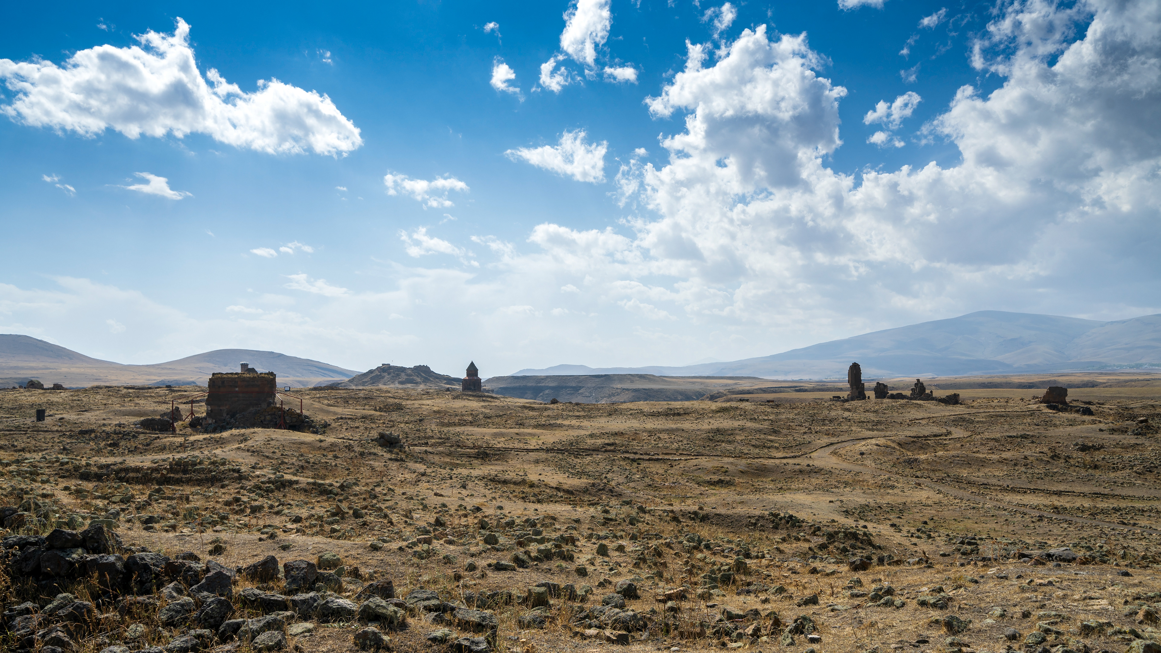 Ani, the city of 1001 churches, of which only ruins of few are still standing. A former capital of Armenian kingdom, now in Turkey next to its border with Armenia