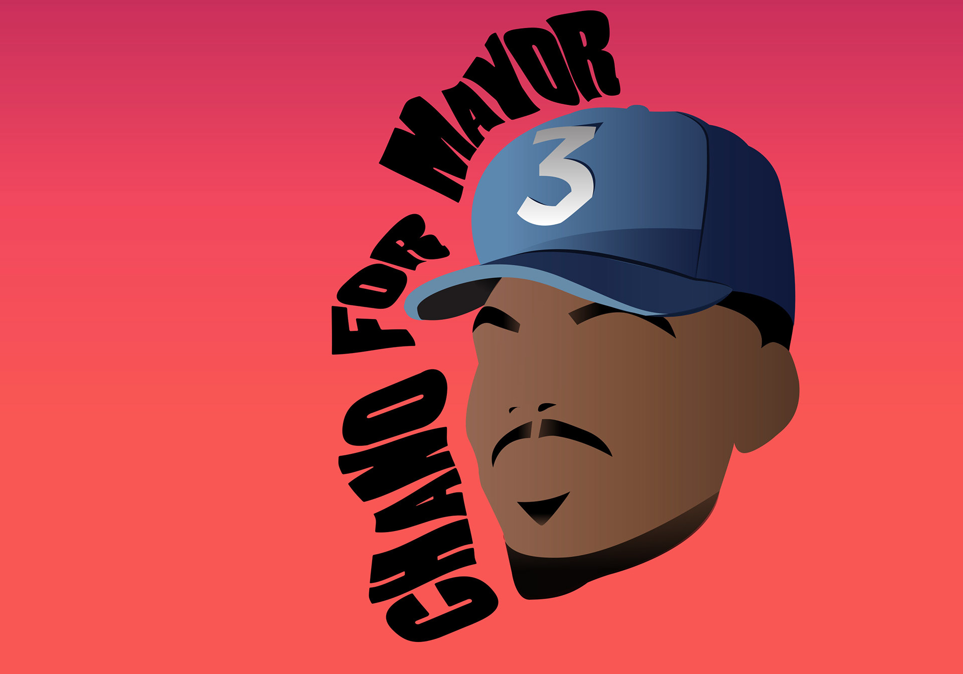 Concept poster for Chance the Rapper.