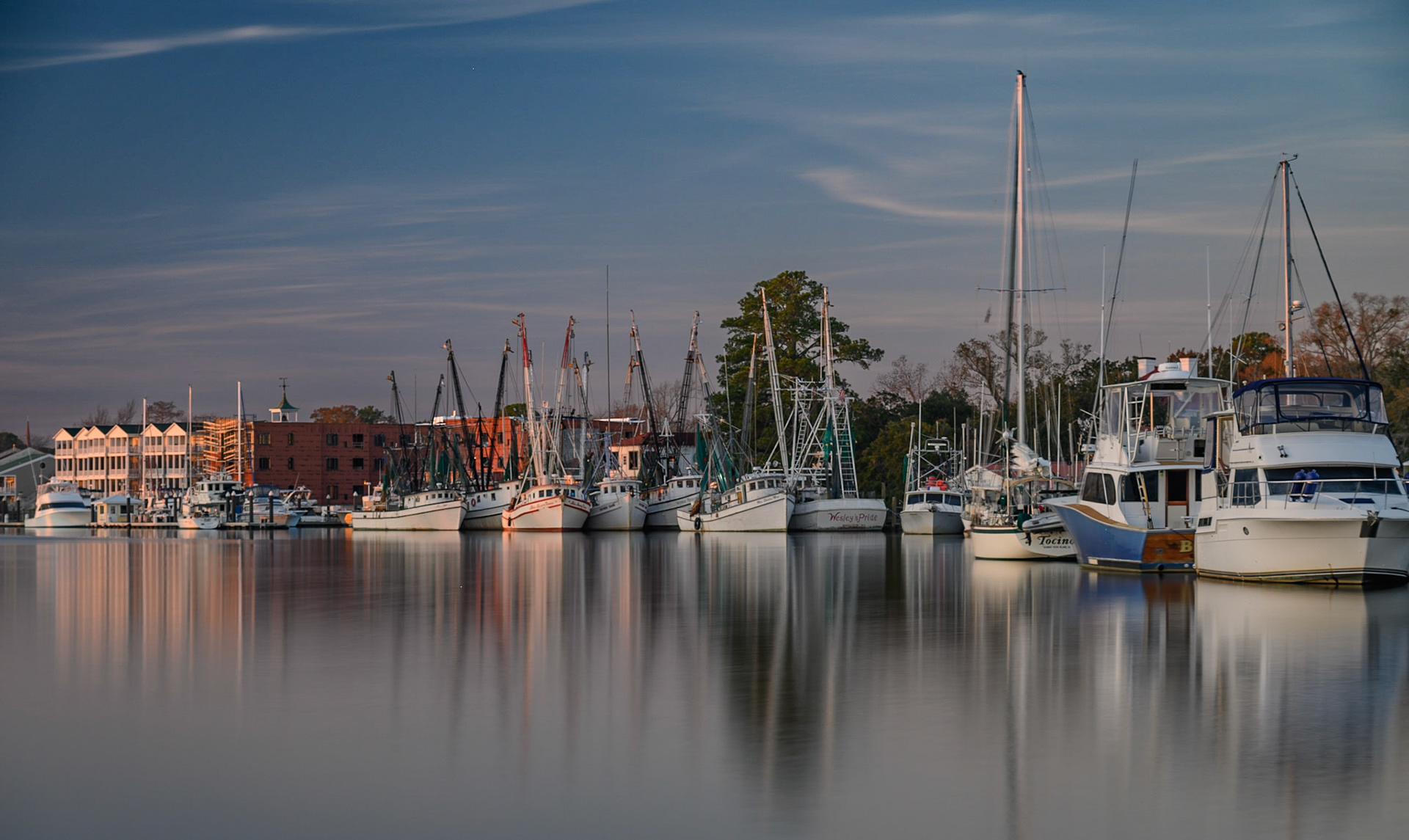Georgetown Harbor at sunset