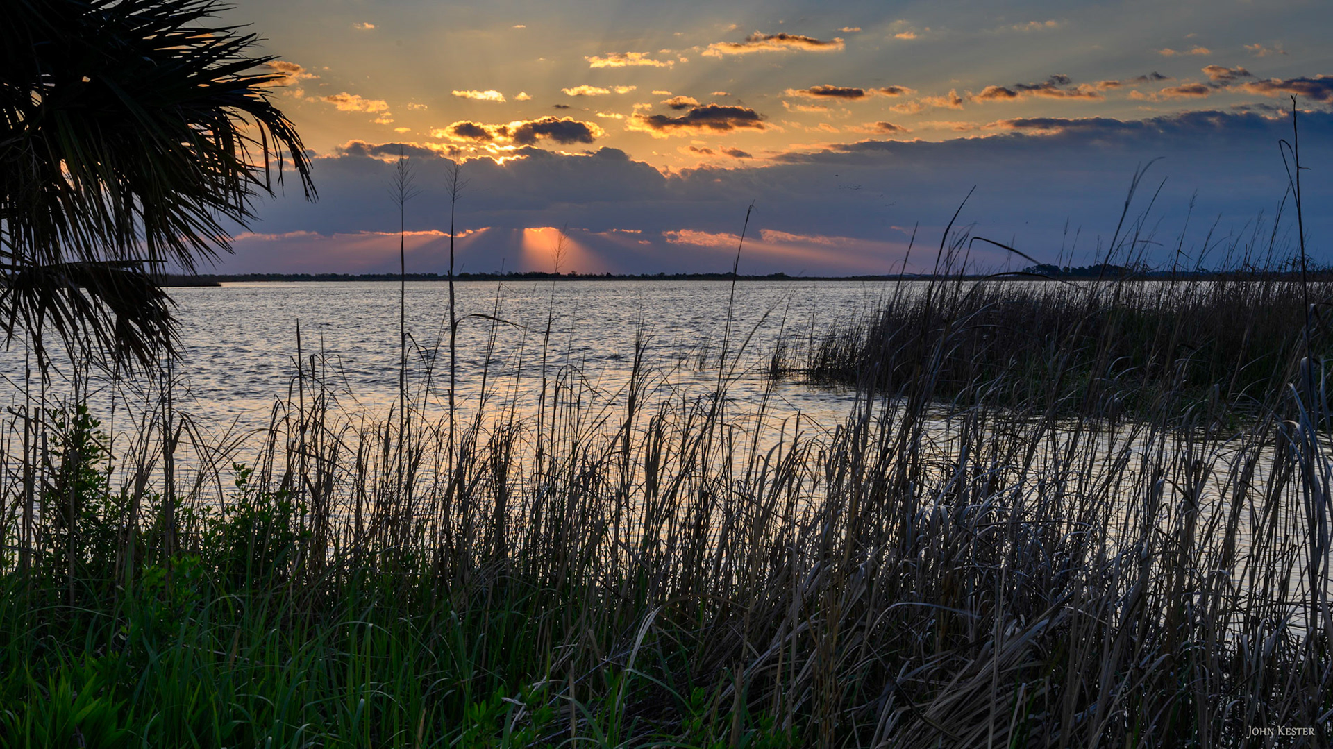 Sunrise over the Santee Delta at Santee Coastal Reserve