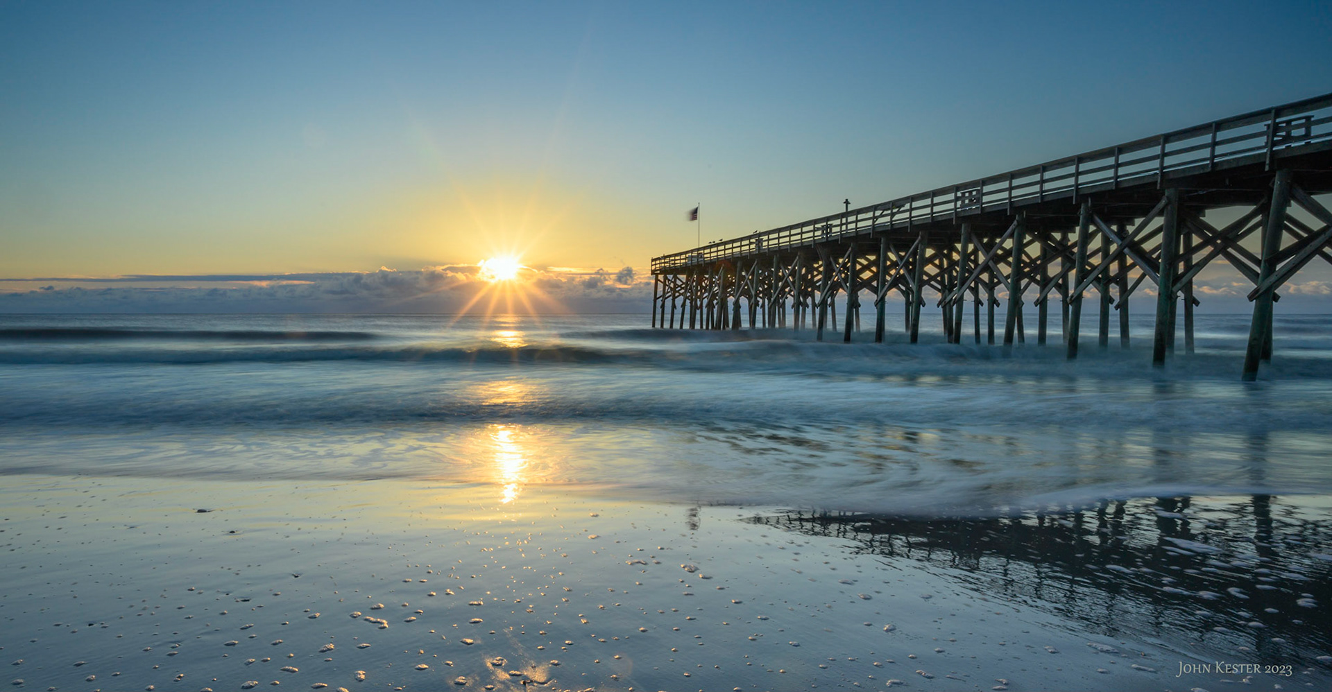 Sunrise at the Pawleys Island pier
