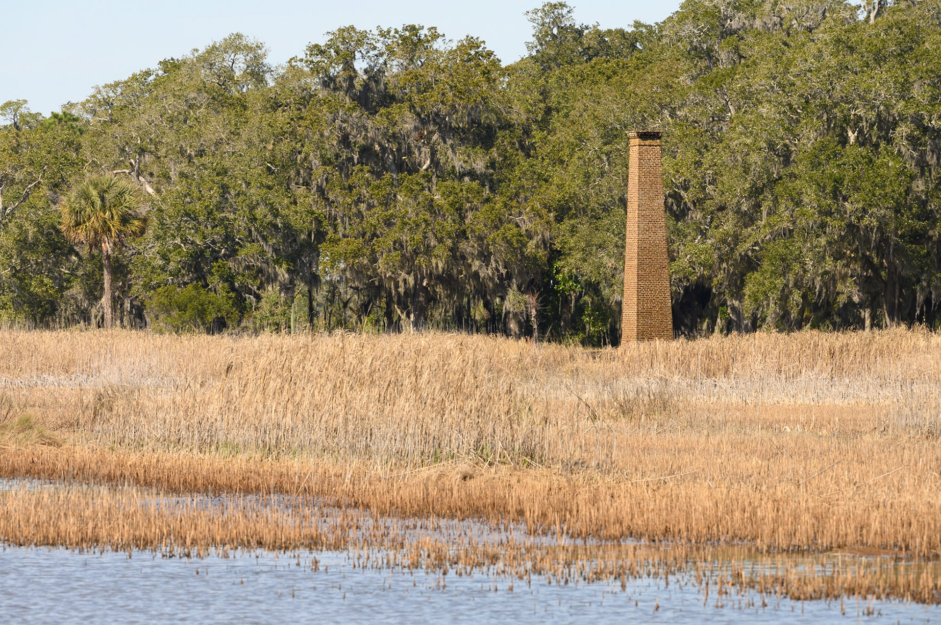 Chimney from steam powered rice mill