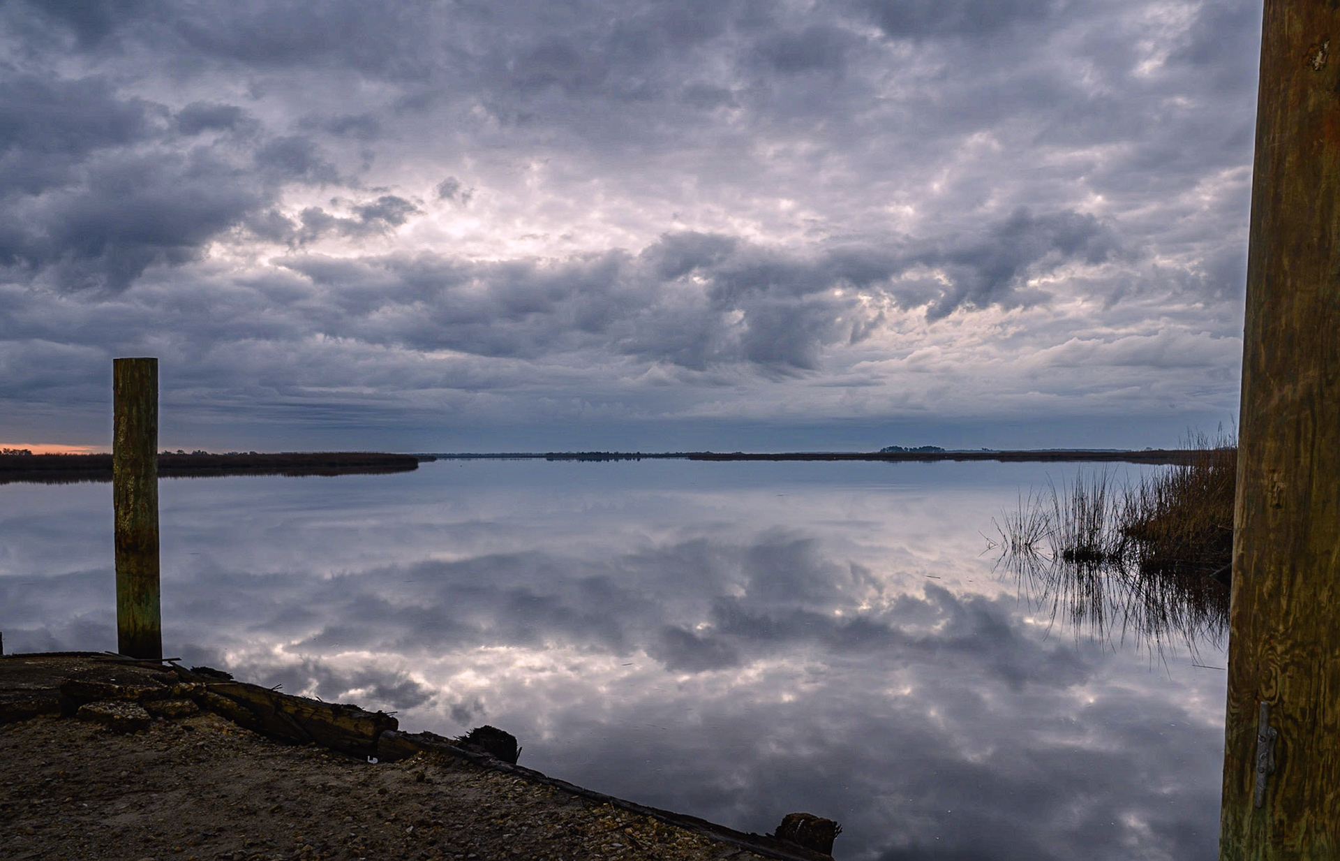 Sunrise at the Santee Delta