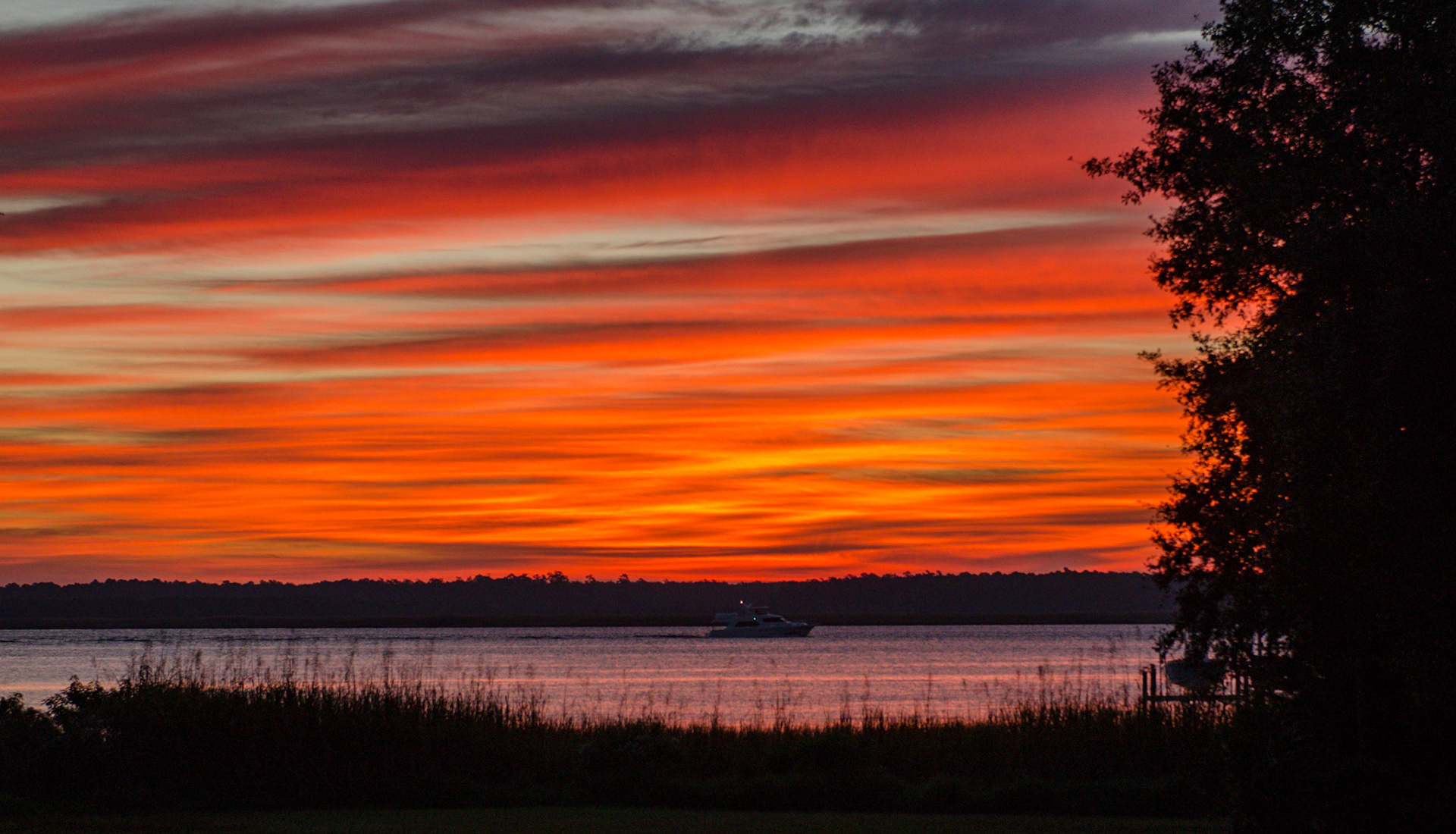 Sunrise on Winyah Bay